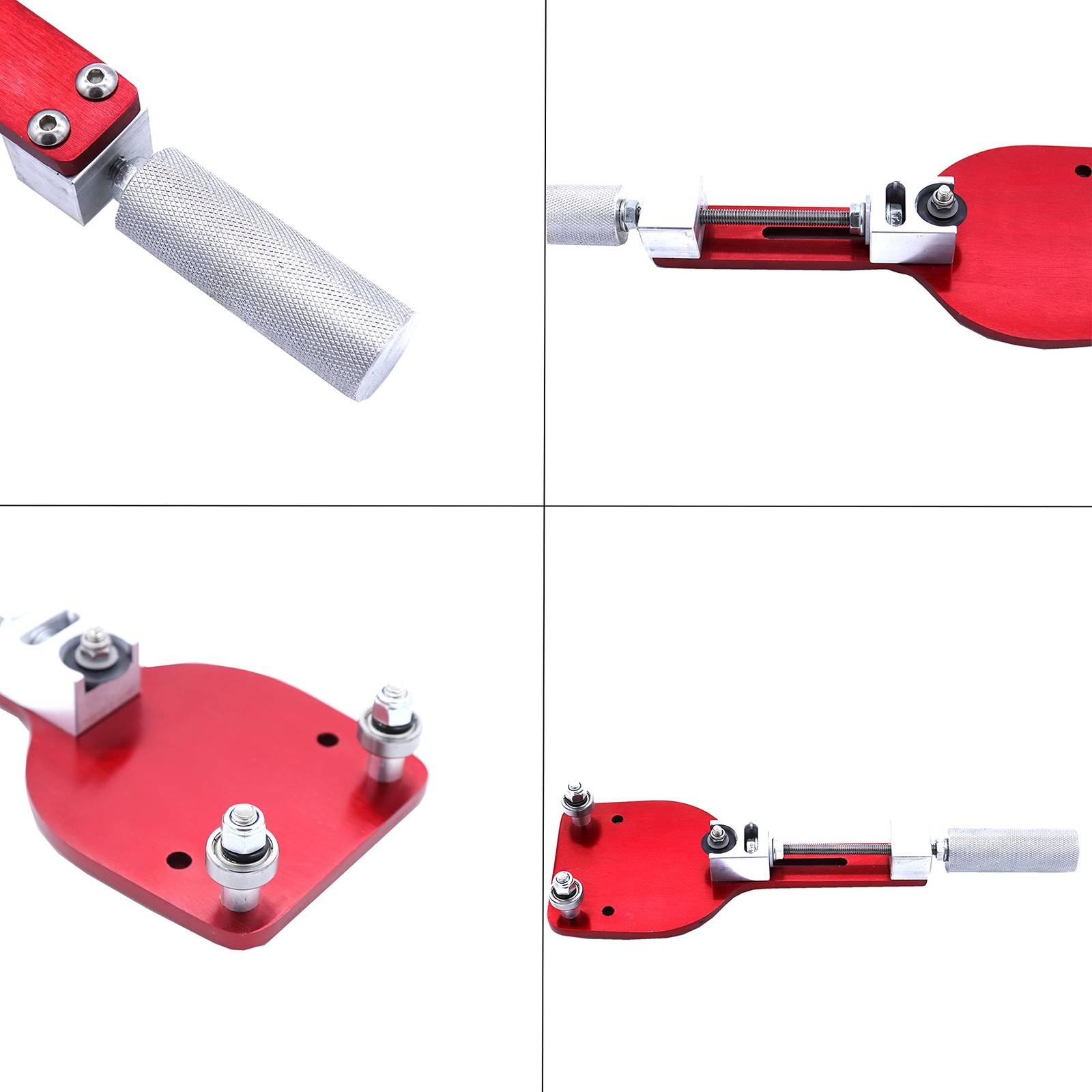 MOCW 77750 Oil Filter Cutter Billet Aluminum Universal Red
