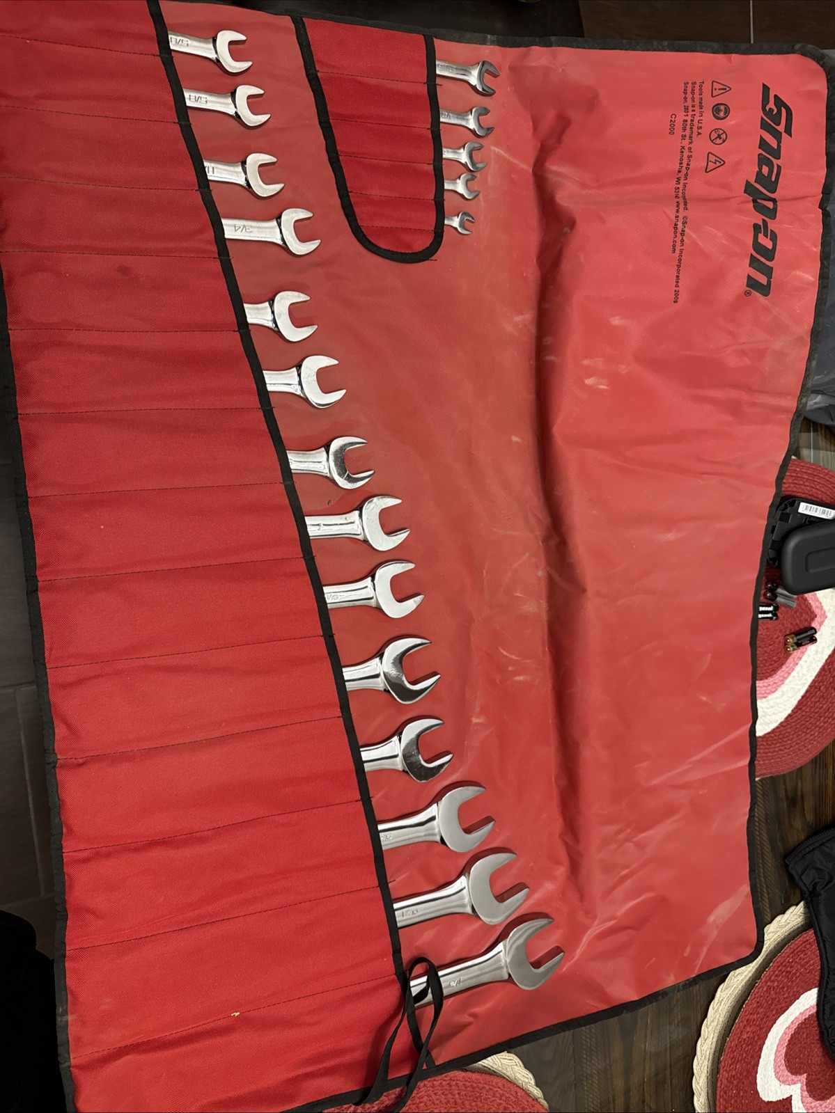 Snap On Double Open End Wrench Set, Big Set, 5/16 – 1 5/8 Pre Owned Great Shape