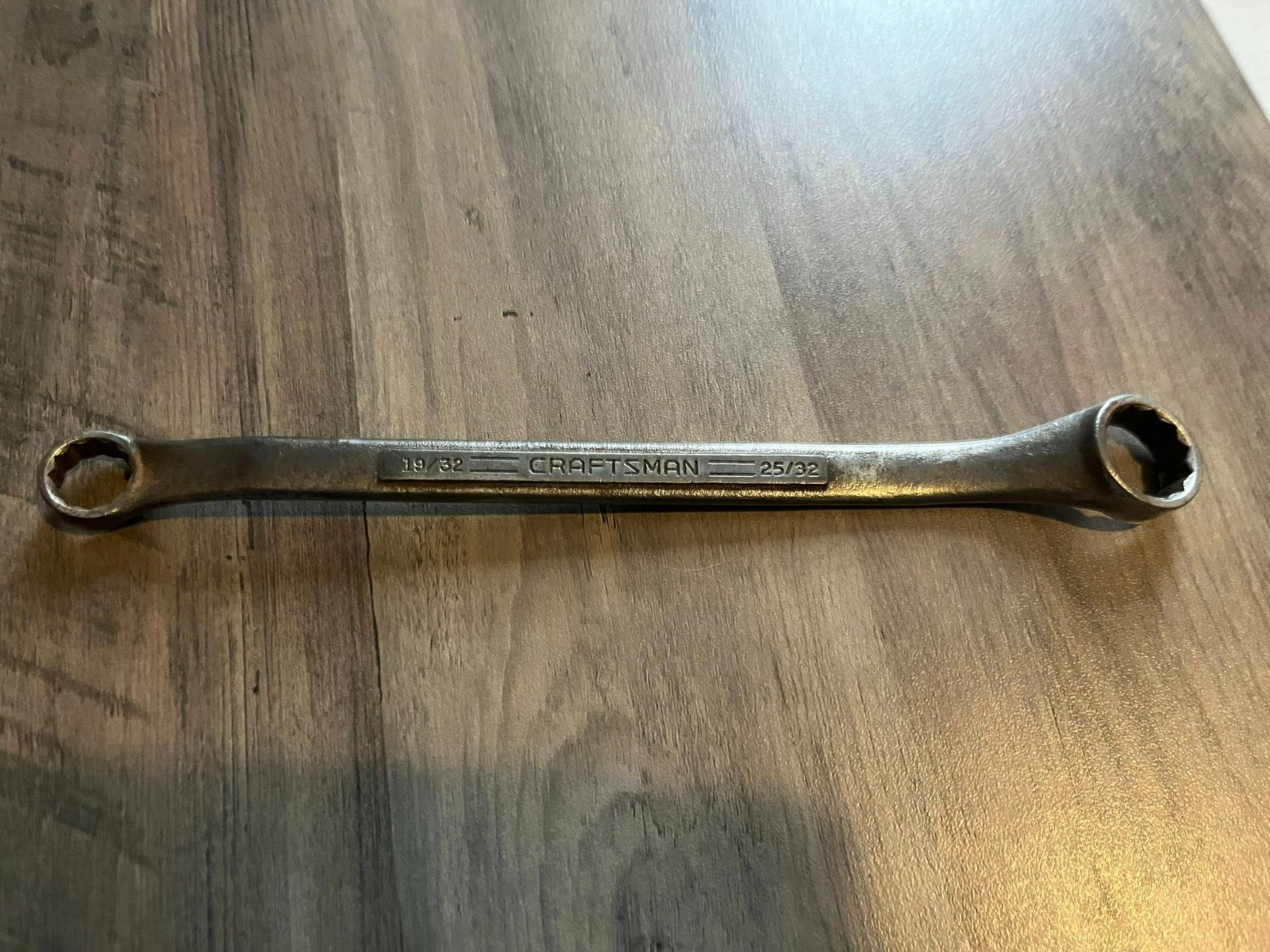 Vintage Craftsman Tools =V= 19/32″ x 25/32″ Box End Wrench, Made in USA