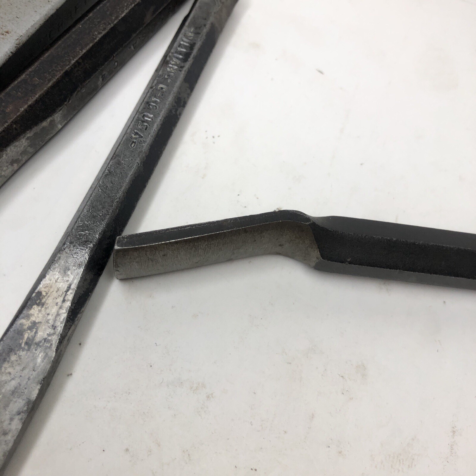 (5) Mix Lot of Craftsman-Williams-Bonney-Proto-Mac Tools Cold Chisel Chisels Set