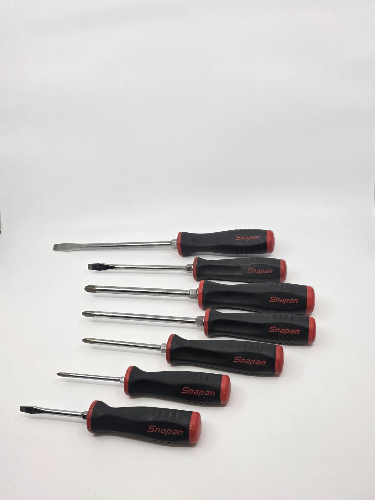 Snap-on Tools Screwdriver Set Phillips & Flat Head SGD Series 7 Pieces USA T-1-2
