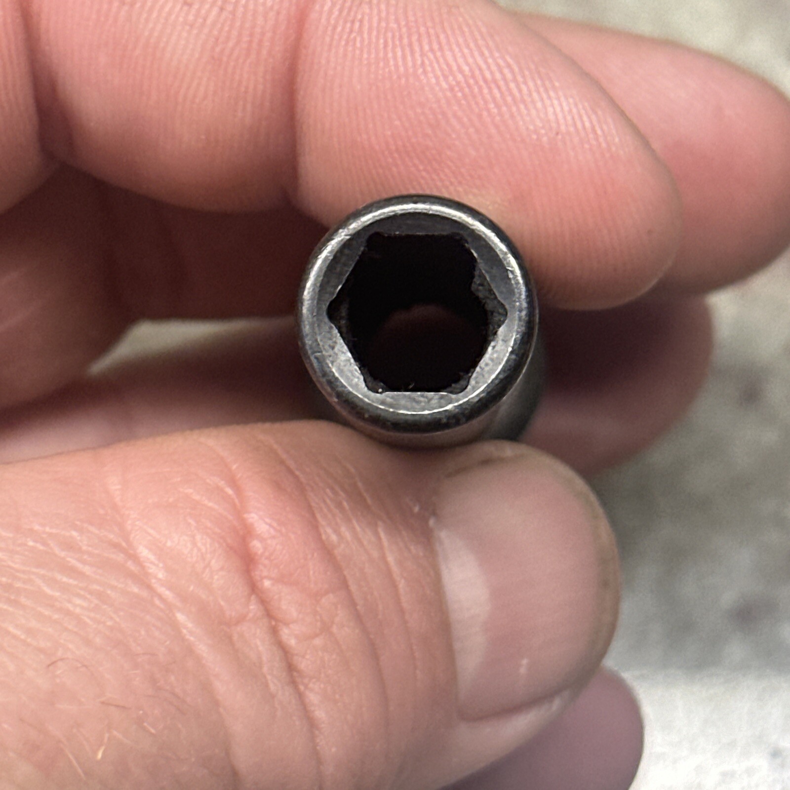 SNAP ON SIMFM9A 9MM 3/8″ DRIVE METRIC 6 POINT DEEP IMPACT SOCKET SIMFM 9 MM USED