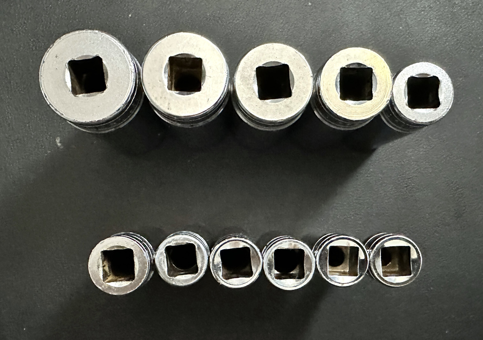 SNAP ON 11-PIECE 3/8″ DRIVE SAE DEEP 6-POINT SOCKET SET (1/4″-7/8″) USA
