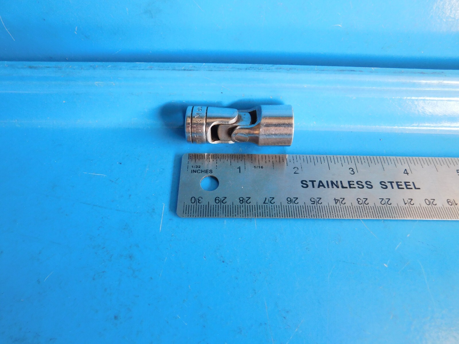 USED ,SNAP ON TOOLS «14 MM» 3/8 IN. DR. UNIVERSAL 12 PT. SOCKET, PART #FU14M