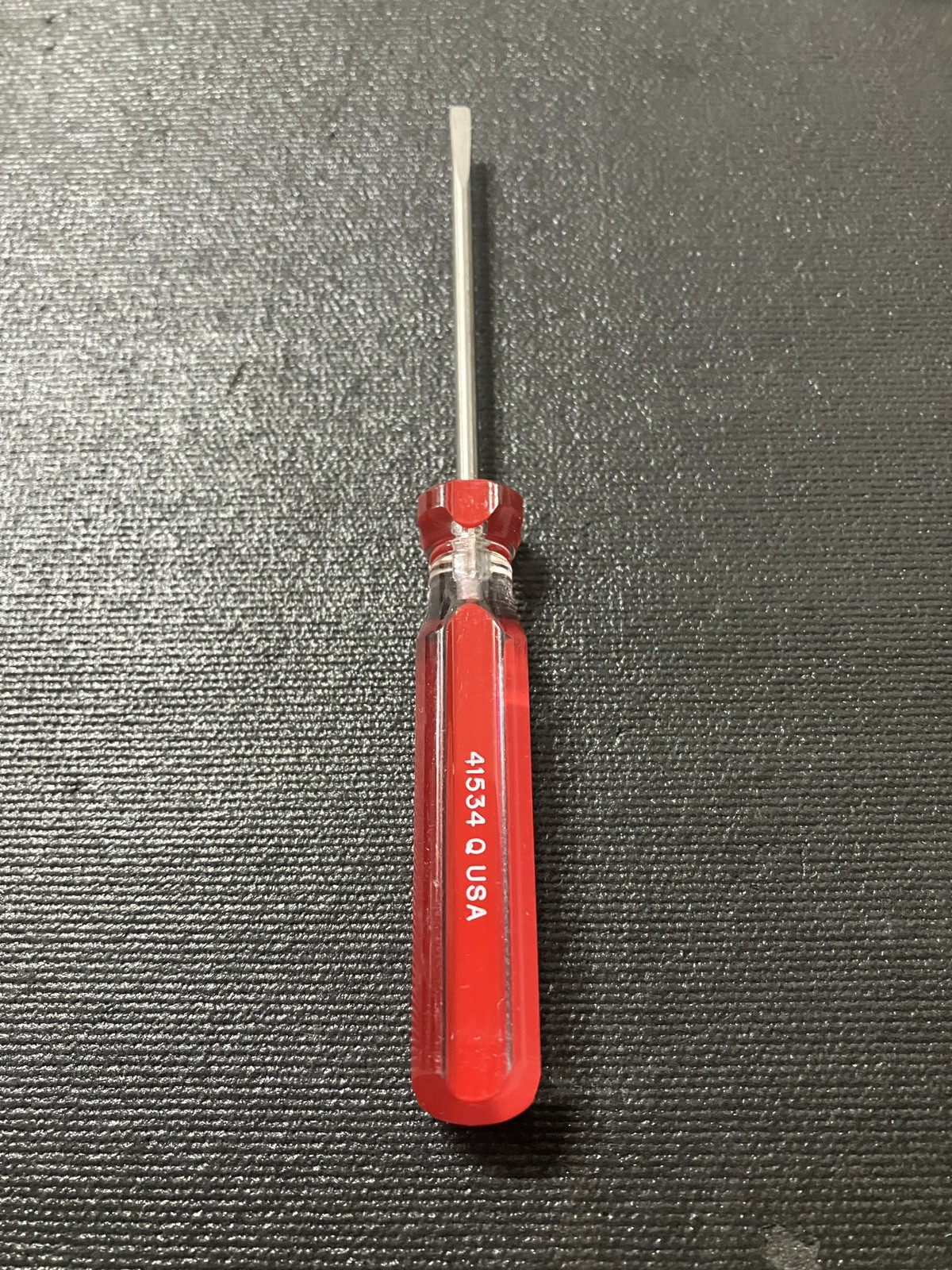 NOS Sears Craftsman Slotted Stainless Steel Screwdriver 41534 Q USA