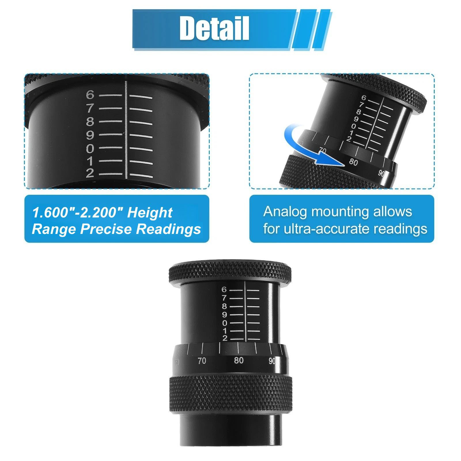 Valve Spring Height Measuring Instrument 1.600″-2.200″ Micrometer Tool for V8