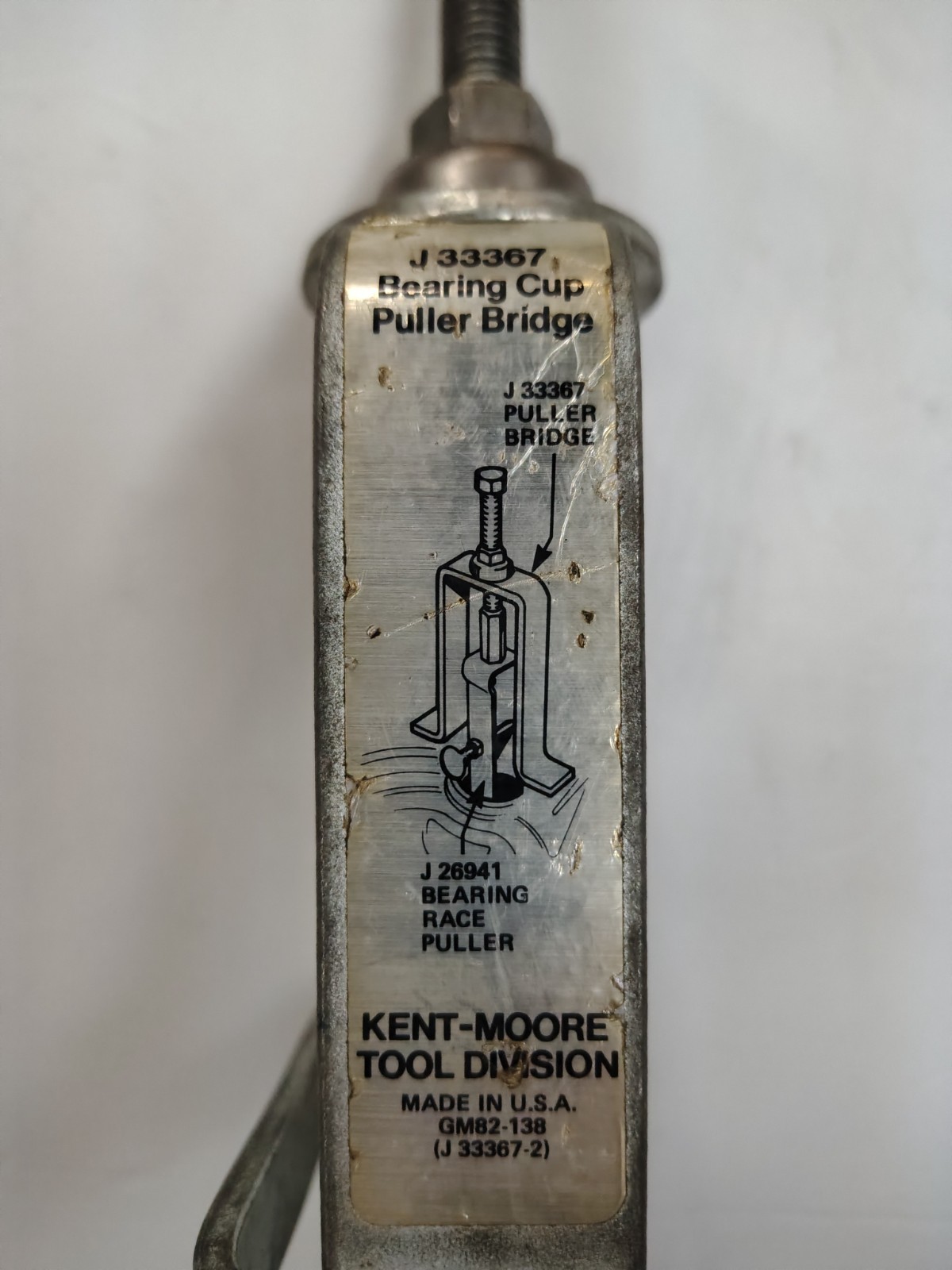 Kent-Moore J-33367 Bearing Cup Puller Bridge – with All Hardware