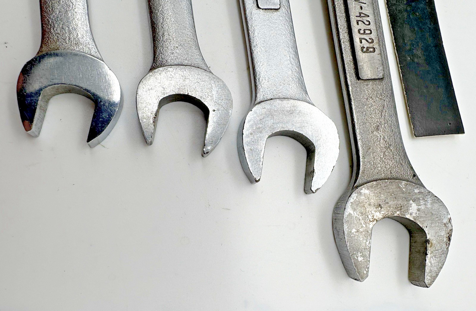 VTG Set of (4) CRAFTSMAN -VV- Metric Combo Wrench, 17mm,14mm,13mm,12mm, 12pt,USA