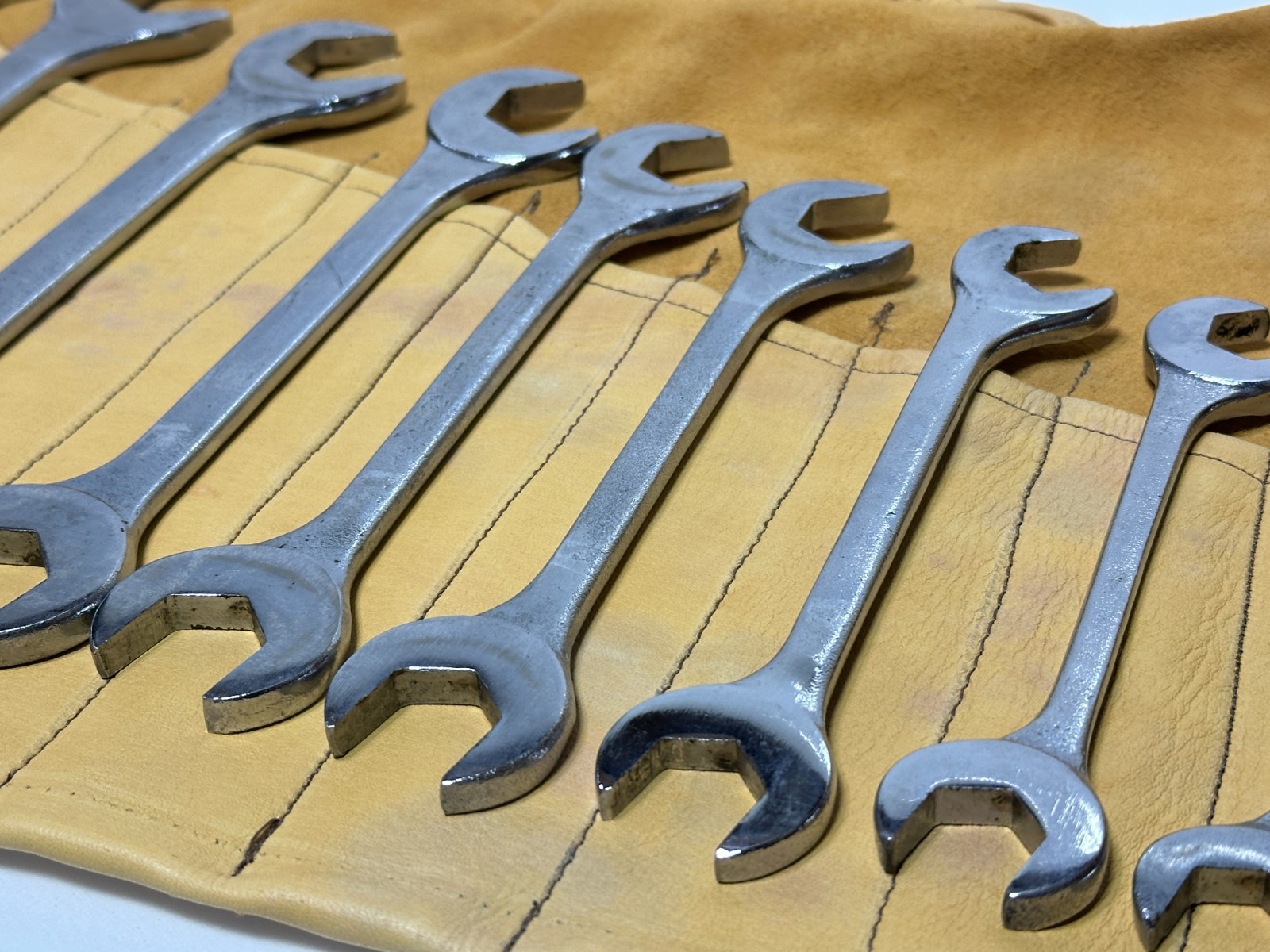 🇺🇸 VULCAN Williams 17pc USA SAE 3/8 to 1-7/16″ Open-End 4-Way Angle Wrench Set