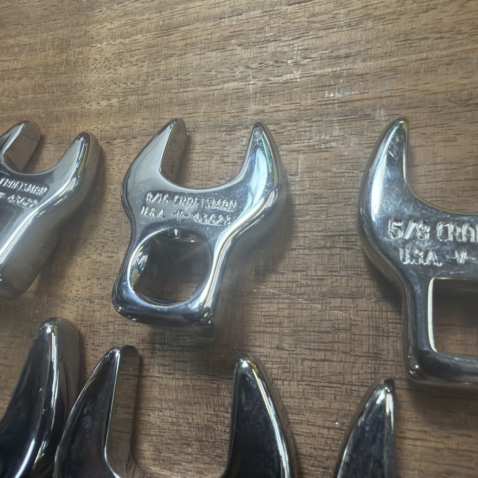 Craftsman USA Crowfoot VTG Set 3/8″ Dr. SAE 10pc 3/8″ to 1″ -V- Series FREE SHIP