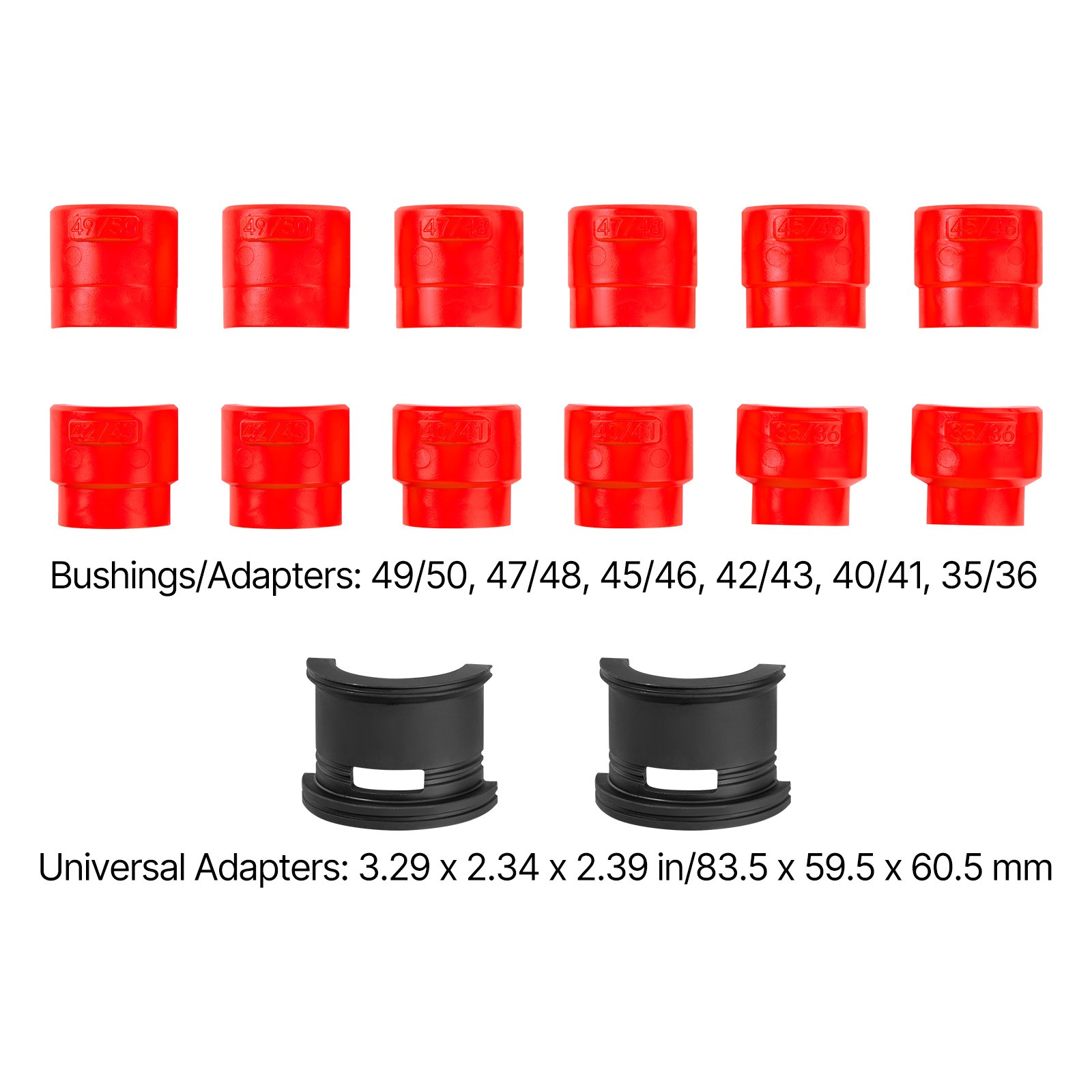 Uimoso Bearing Press Kit with 14-Piece Tool Set for Seal and Bushing Removal