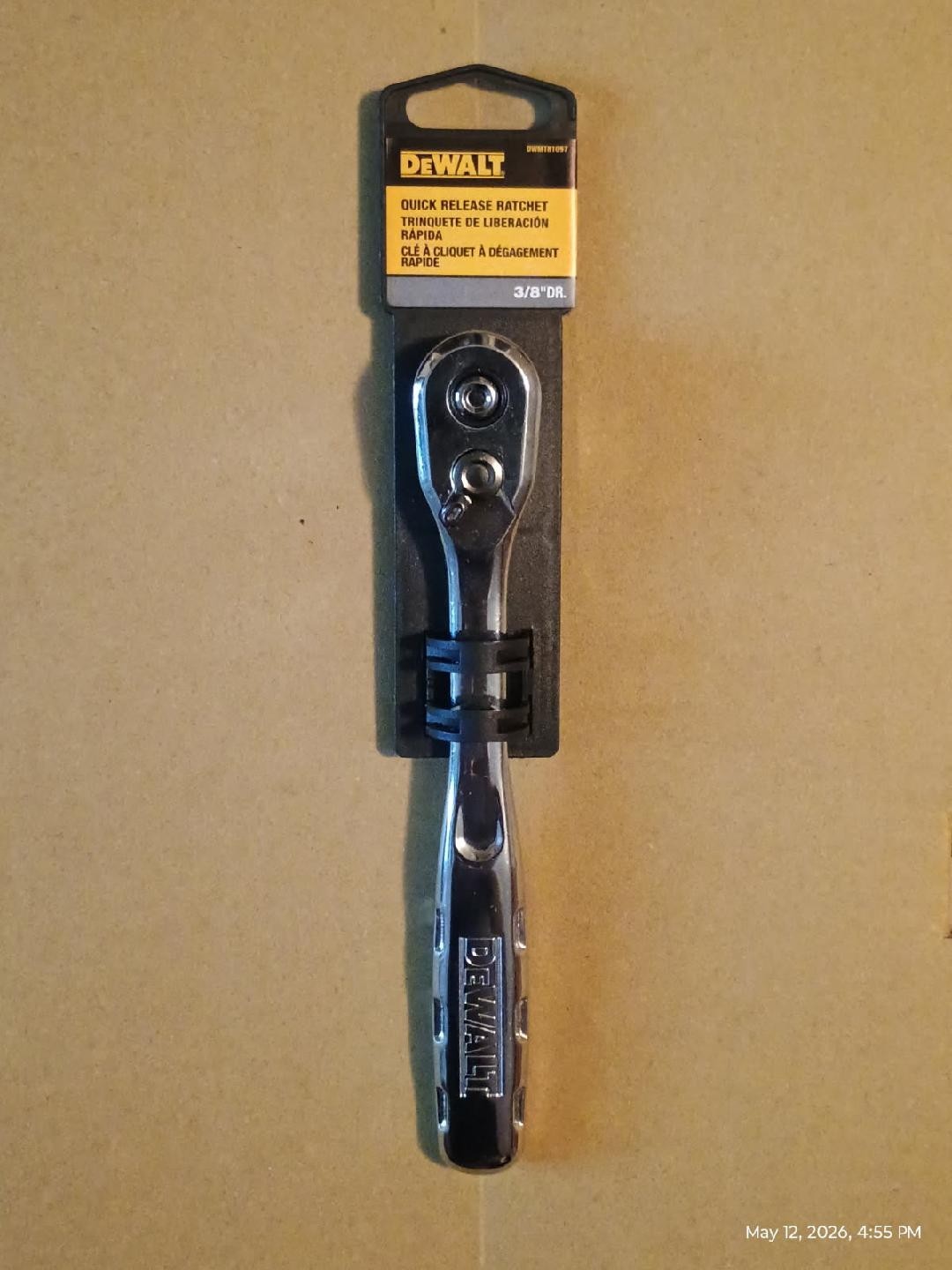 DEWALT quick release 3/flinch drive rachet model DWMT81097