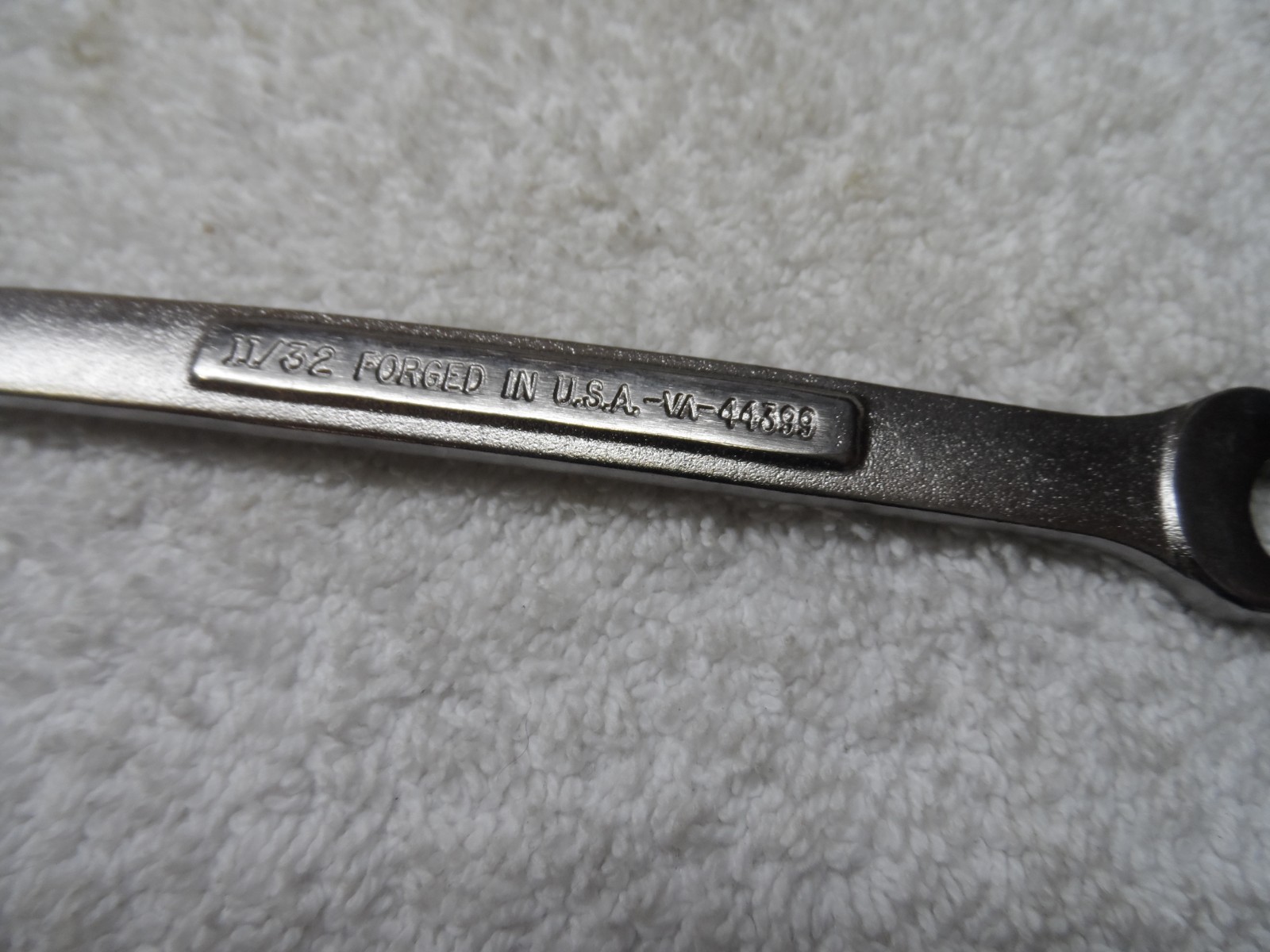 Craftsman SAE Satin Combination Wrench, 6pt, USA NOS, 11/32″ – Part # 44399