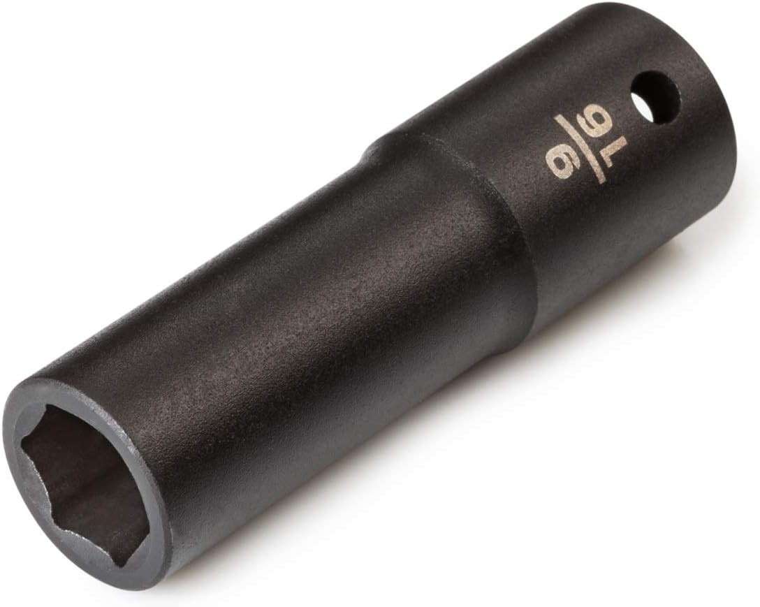 1/2 Inch Drive x 9/16 Inch Deep 6-Point Impact Socket – Durable Alloy Steel