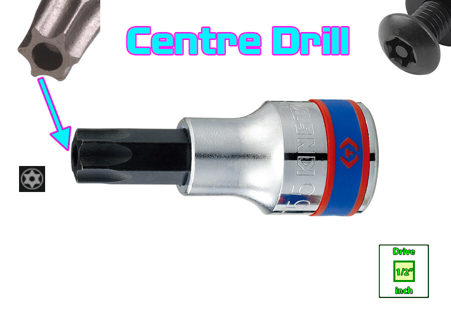 1/2” Drive Torx Socket KING TONY 1/2 inch