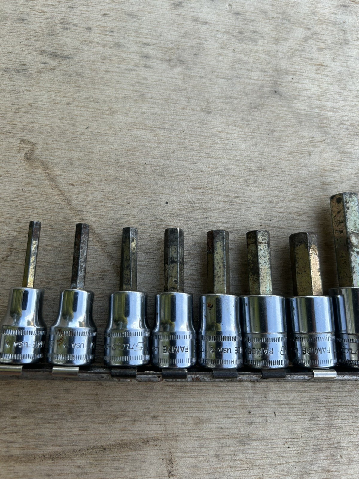 Snap on Hex Allen Key Sockets 3/8″ Drive 4,5,6,7,8,9,10,11,12 Metric