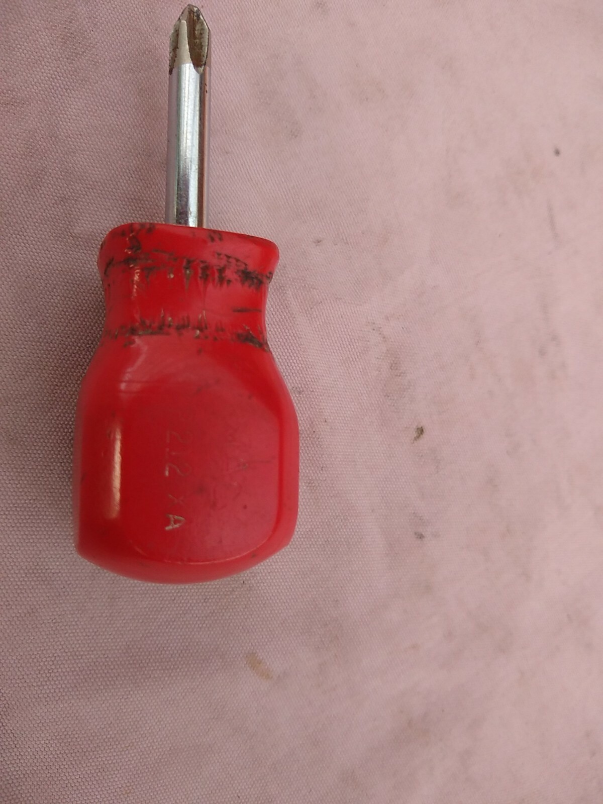 Mac Tools P212XA Philips Stubby Red Hard Handle Screwdriver