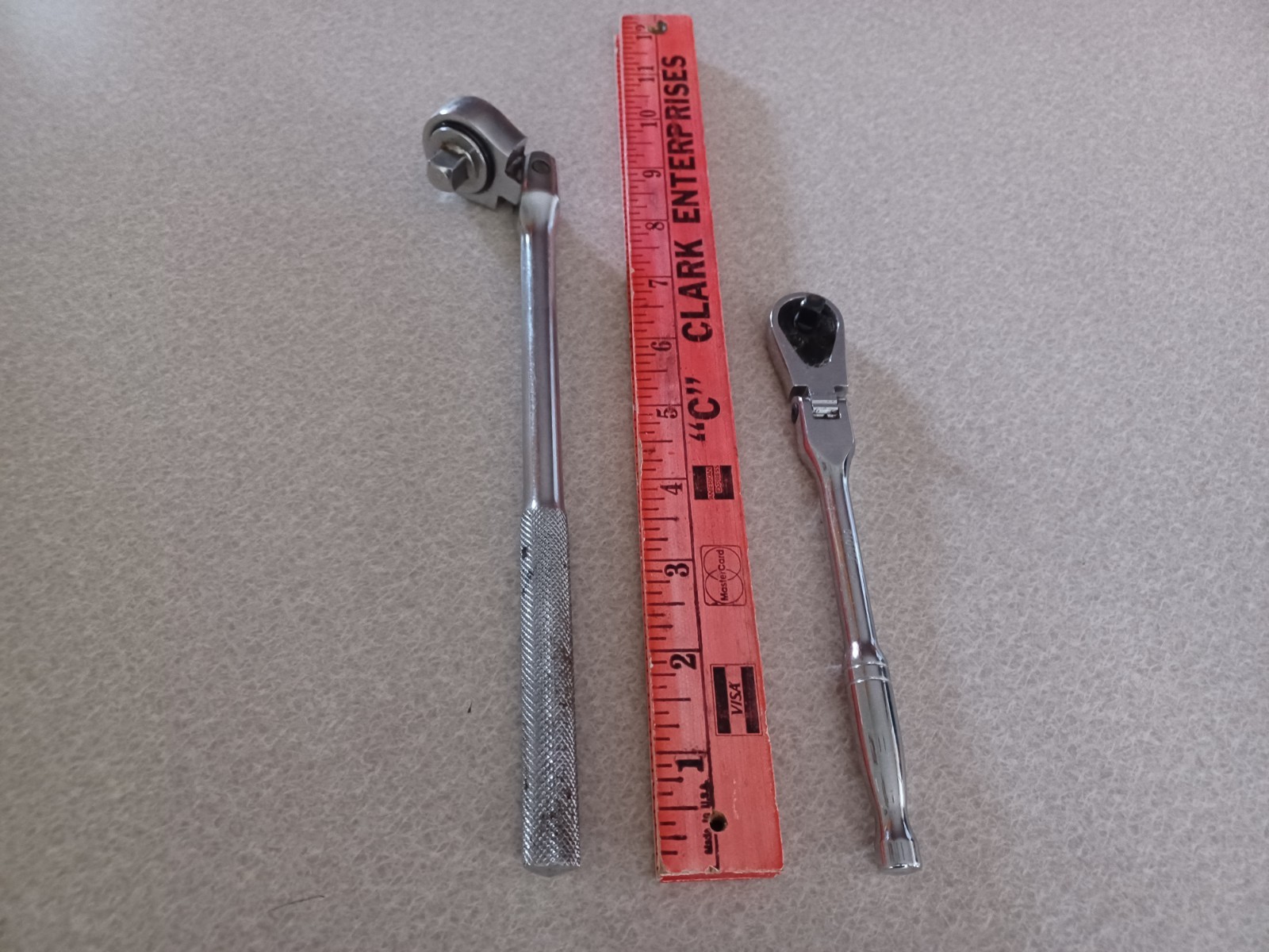 GearWrench 81012F – 84 Tooth 1/4″ Drive Flex Head Ratchet + 3/8 dr lot of 2