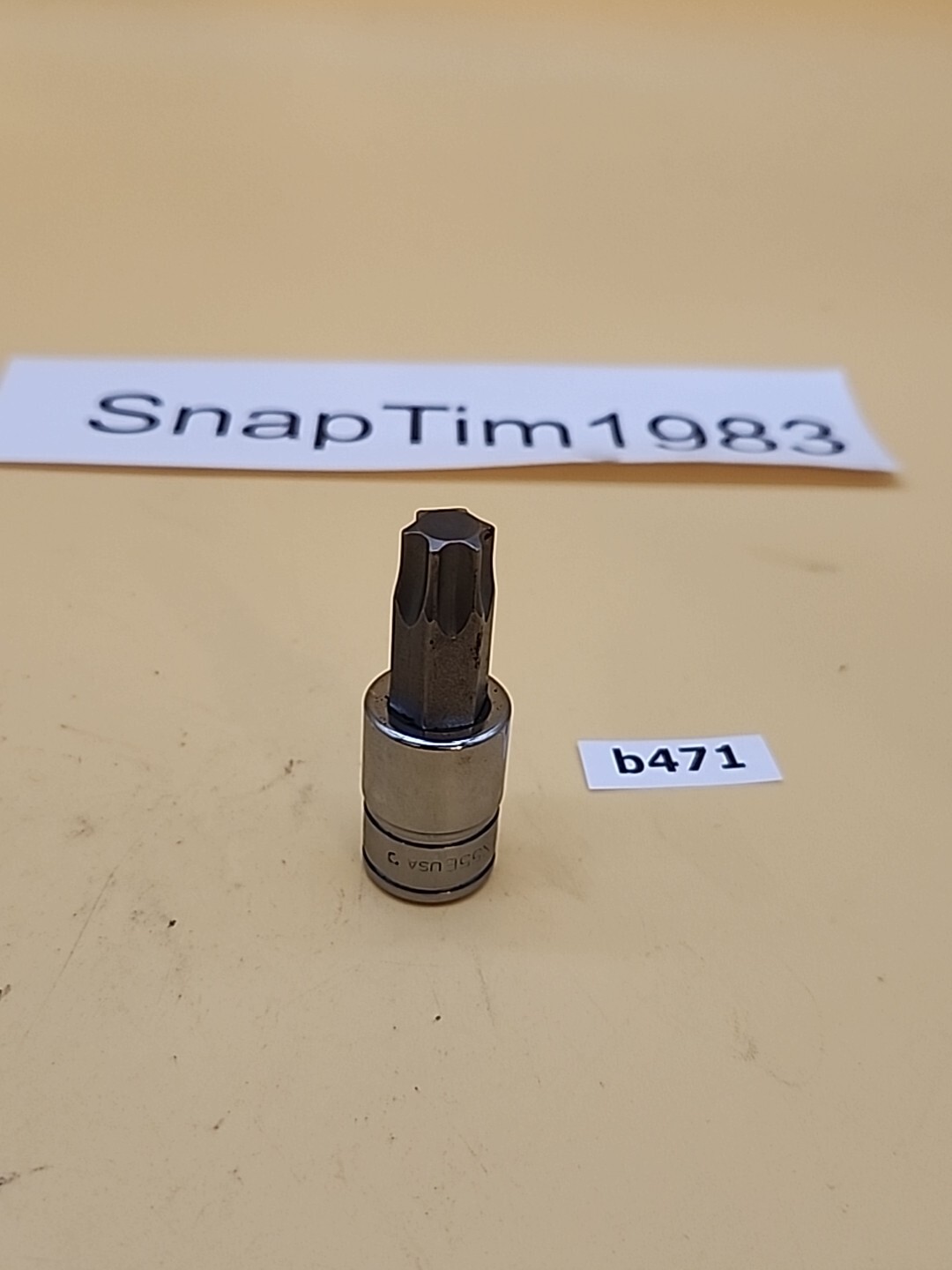 Snap-on Tools FTX55E 3/8″ Drive T55 Torx Bit Driver Socket USA