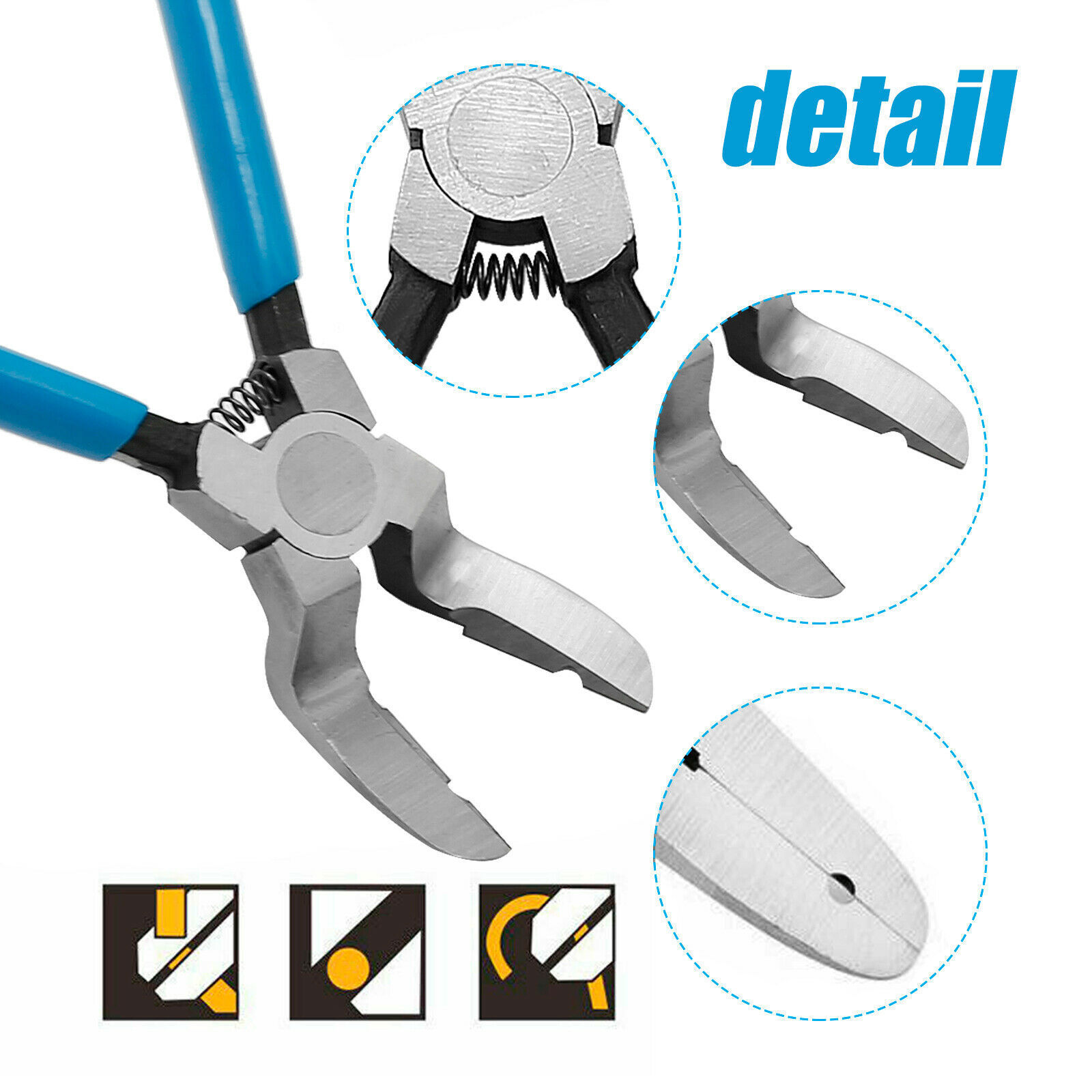 2/4/6Pcs Car Trim Clip Removal Tool Door Panel Fastener Pin Pliers Puller HOT