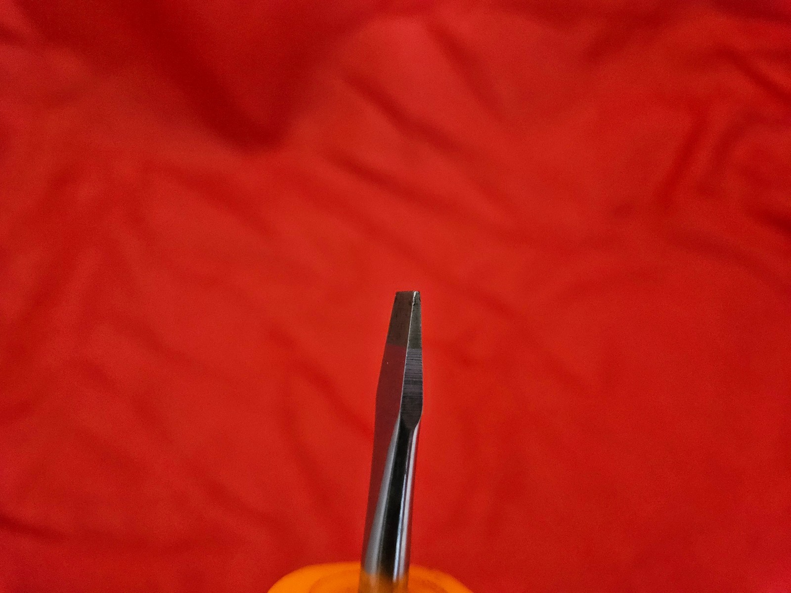 Snap-on SDD1 1/4″ Flat Head Stubby Screwdriver Orange Hard Handle USA AS IS i1