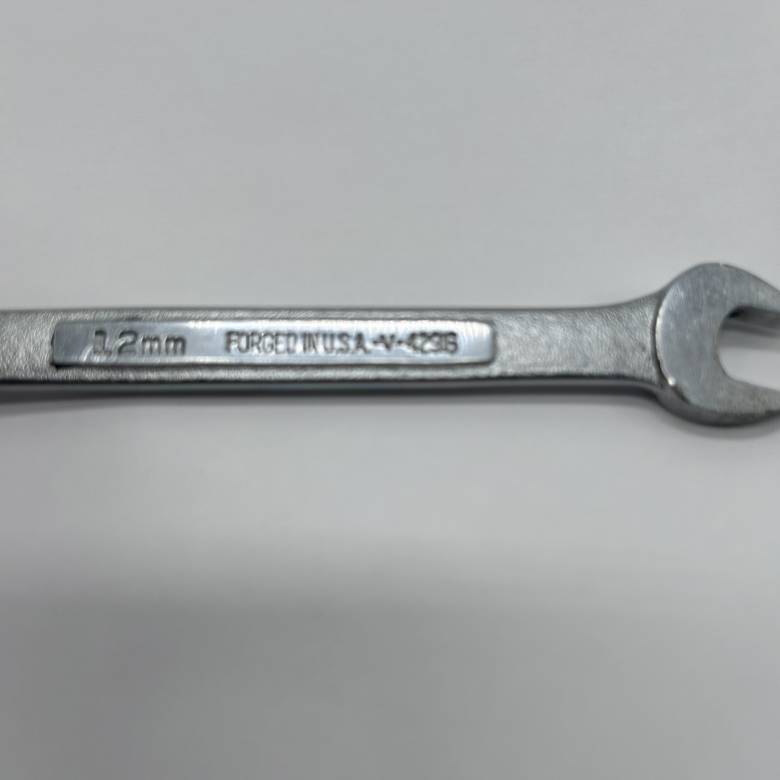 Vintage Craftsman 12mm Metric 12-Point Combination Wrench -V- 42916 FORGED USA