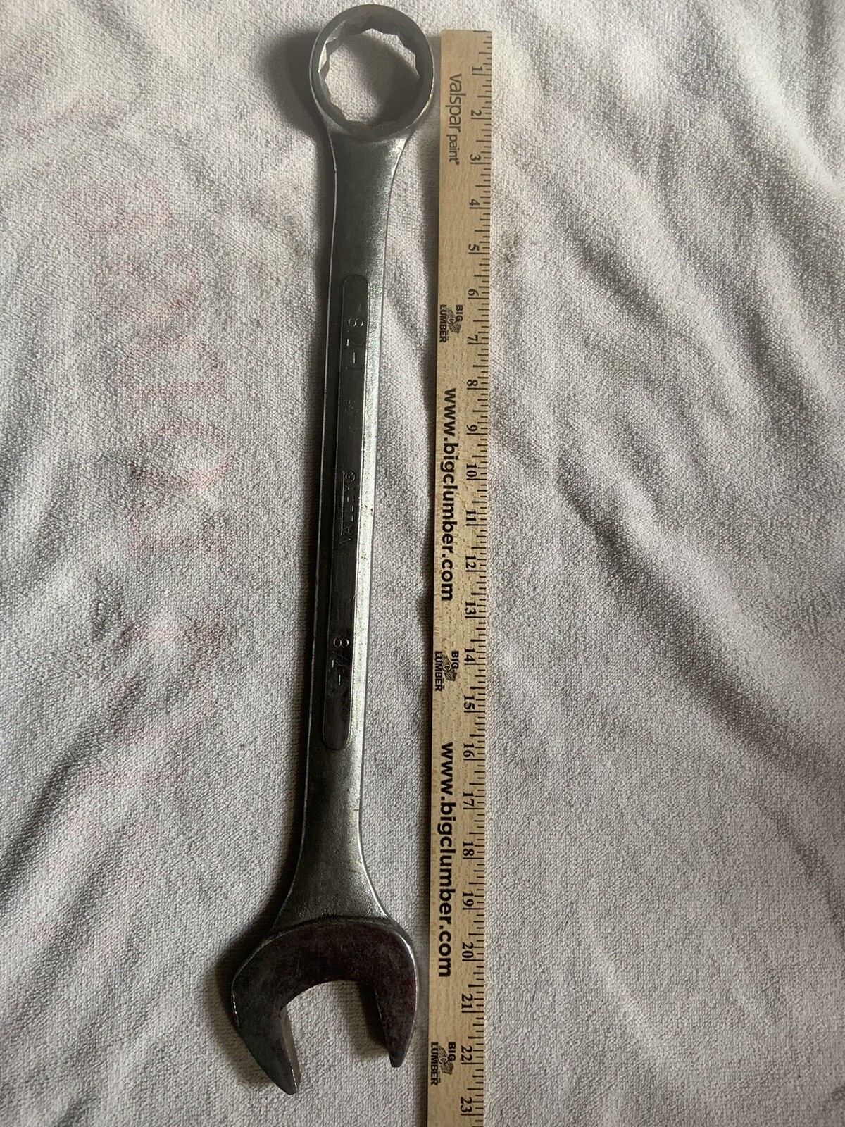 Valley 1-7/8” 12-Point Combination Wrench USA 22 1/2” Long