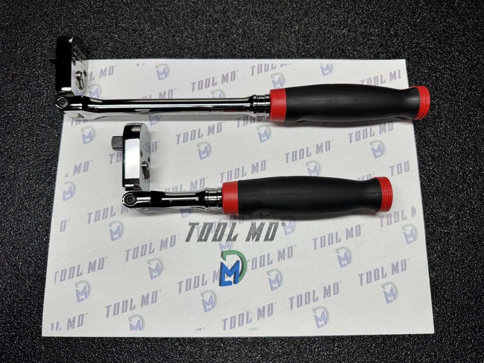 Snap-on Tools USA NEW RED 2-Piece 3/8” Drive SOFT GRIP Ratchet Set RAT2FHFR