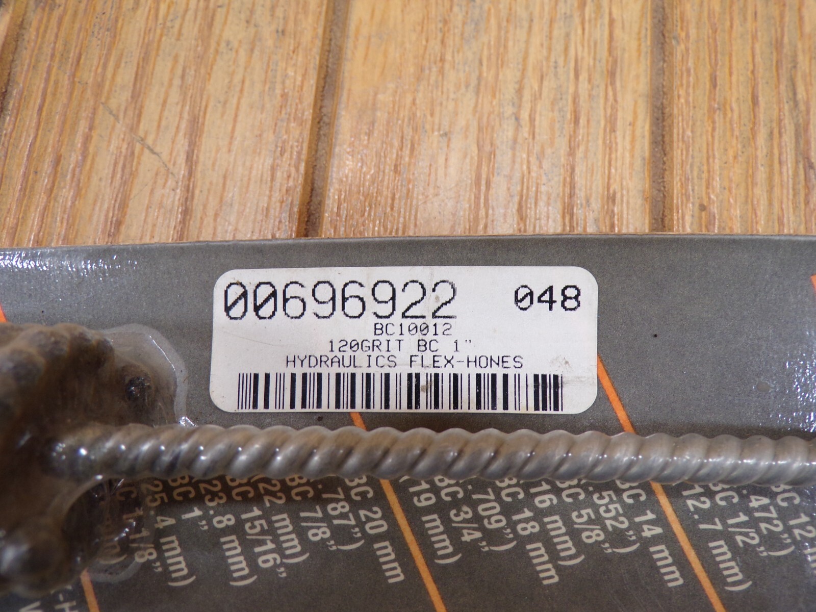 BRUSH RESEARCH BC10012 FLEX-HONE 1″ (25.4mm) CYLINDER HONE W/ 120 GRIT NOS