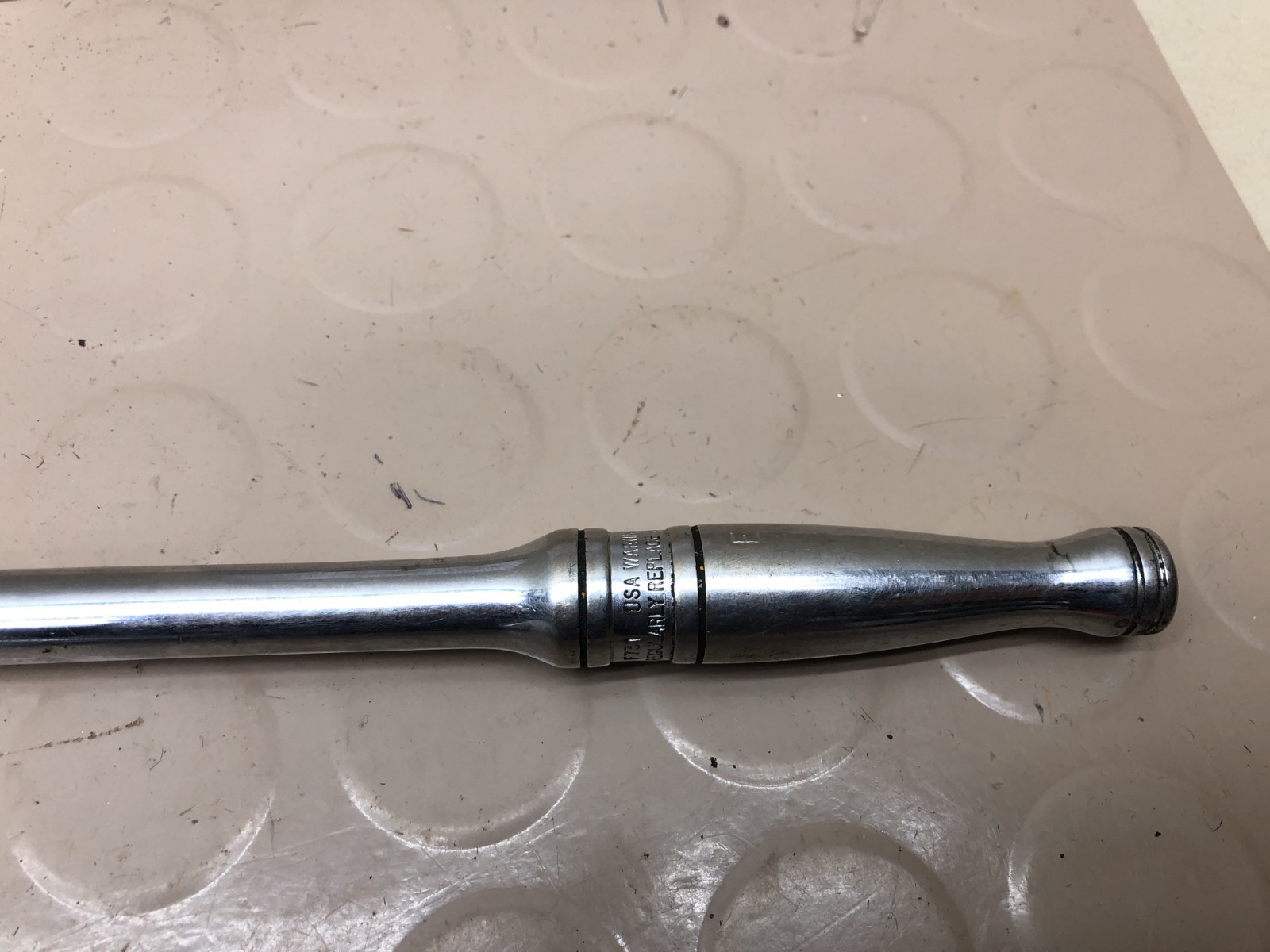 Snap On 3/8″ Drive 11″ Long Flex Head Socket Ratchet Model F731