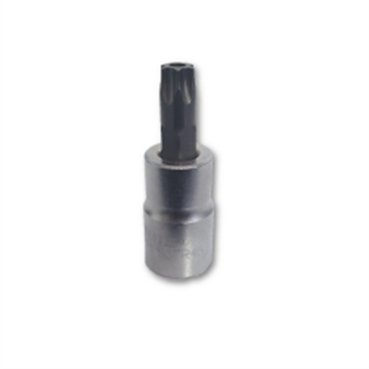 VIM Tools TR45 Tamper Proof TORX Gun Metal Gray Bit, Satin Chrome 3/8 Inch Squar