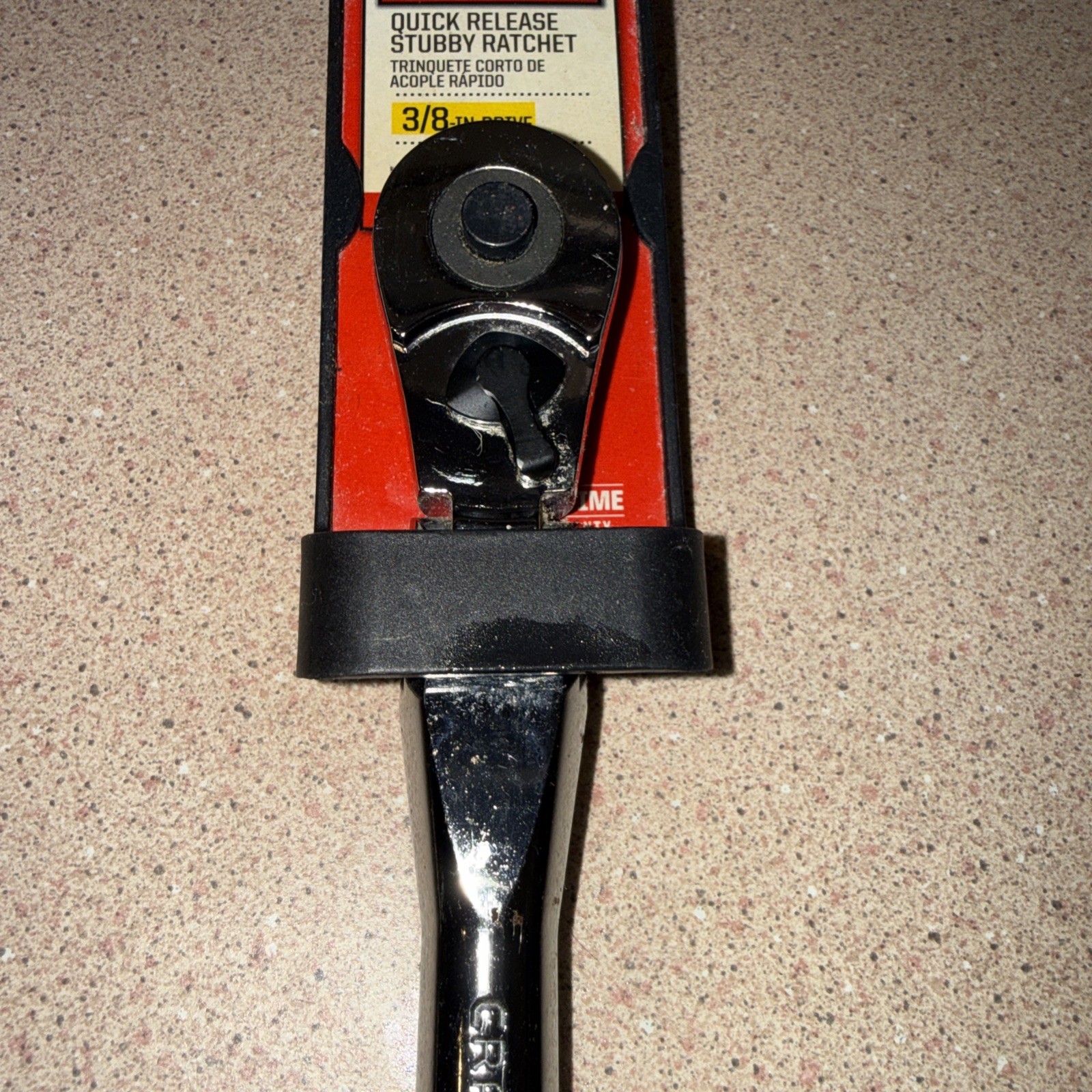 Vntg SEARS Craftsman 3/8″ Dr Stubby Flex Head Full Polish Ratchet VR 44834