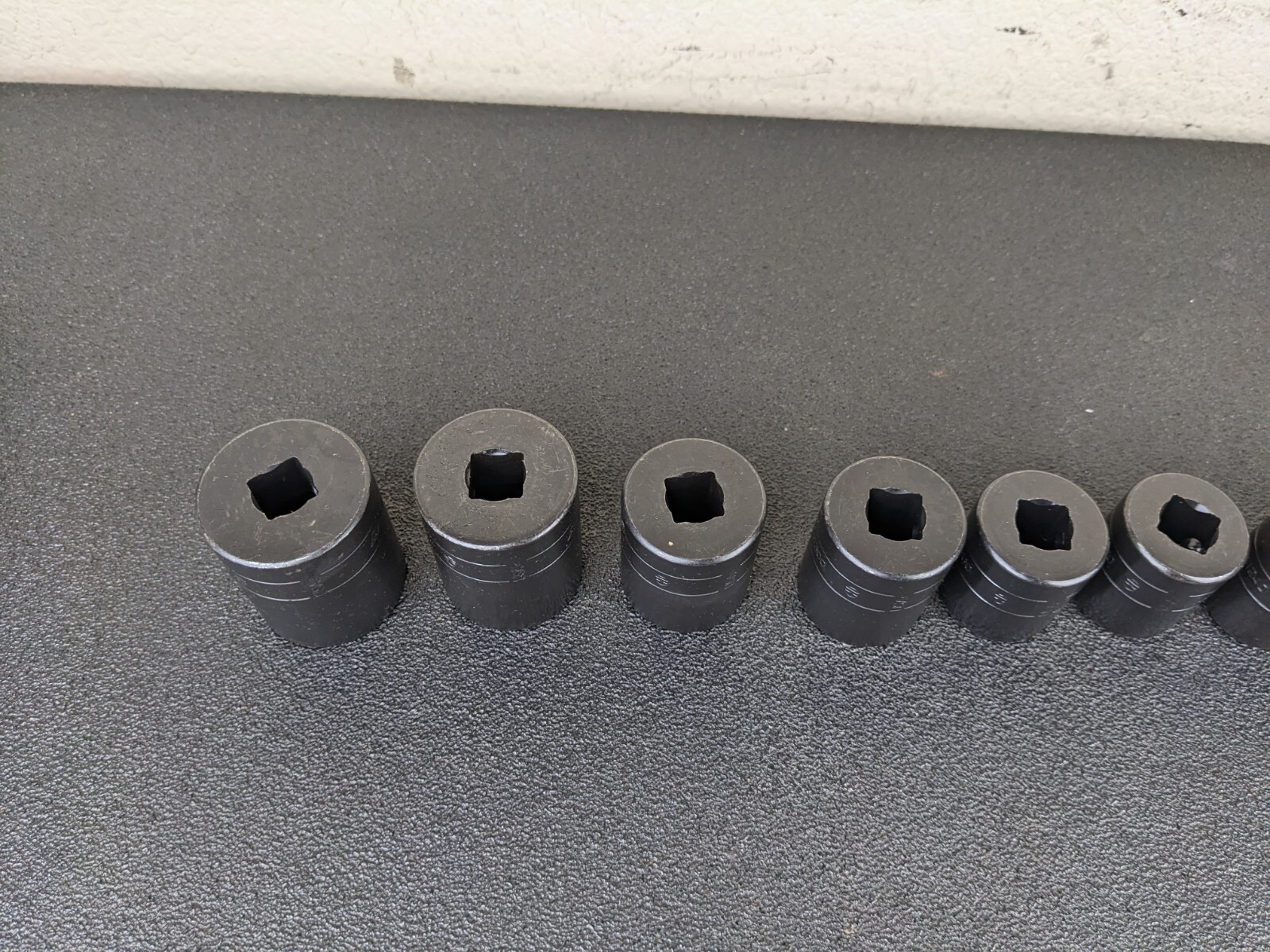 #bh828 Snap On Tools NEW SAE Shallow Impact Socket Set 7/16″ to 1-1/8″