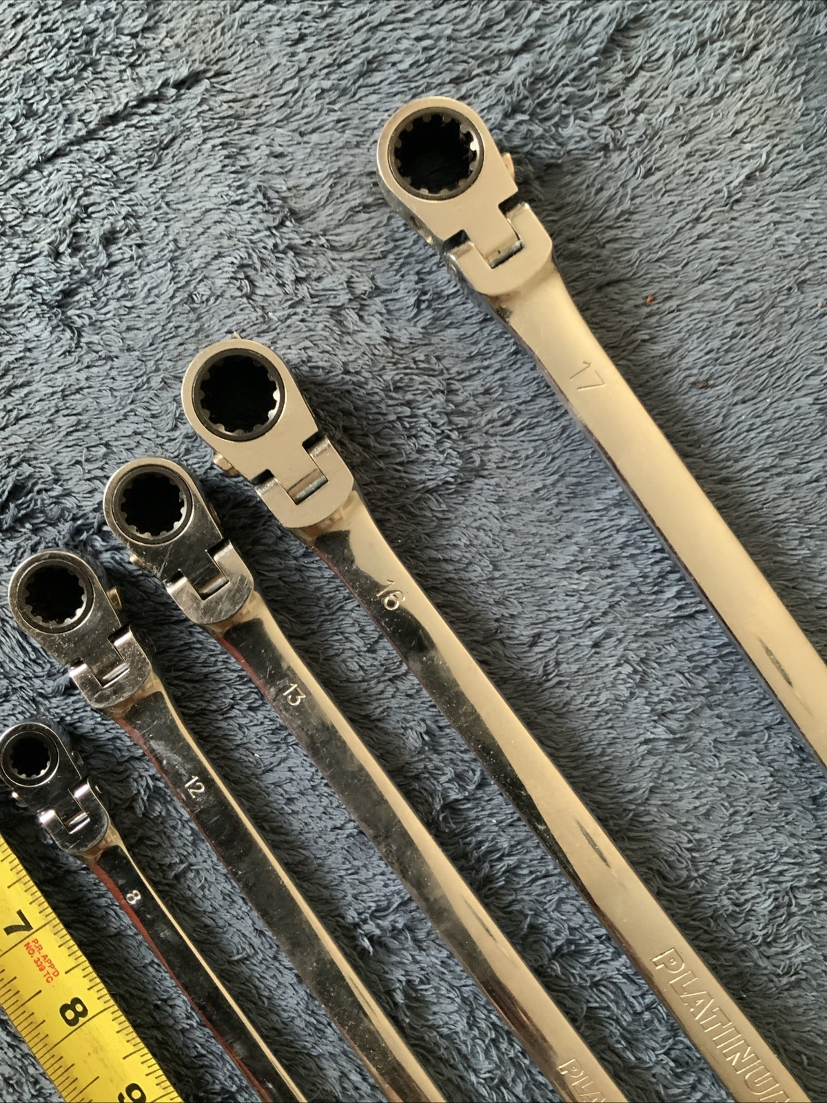 Platinum Double Swivel End Wrench Set, Metric…..5pc….see Pics…