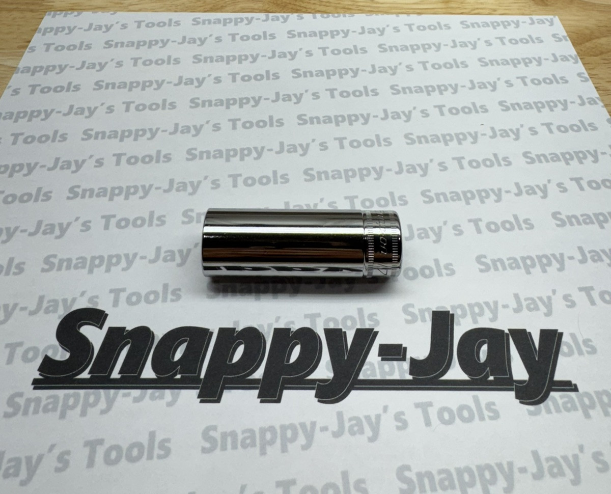 Snap-on Tools USA NEW 3/8” Drive 6-POINT Metric 17mm DEEP Chrome Socket SFSM17