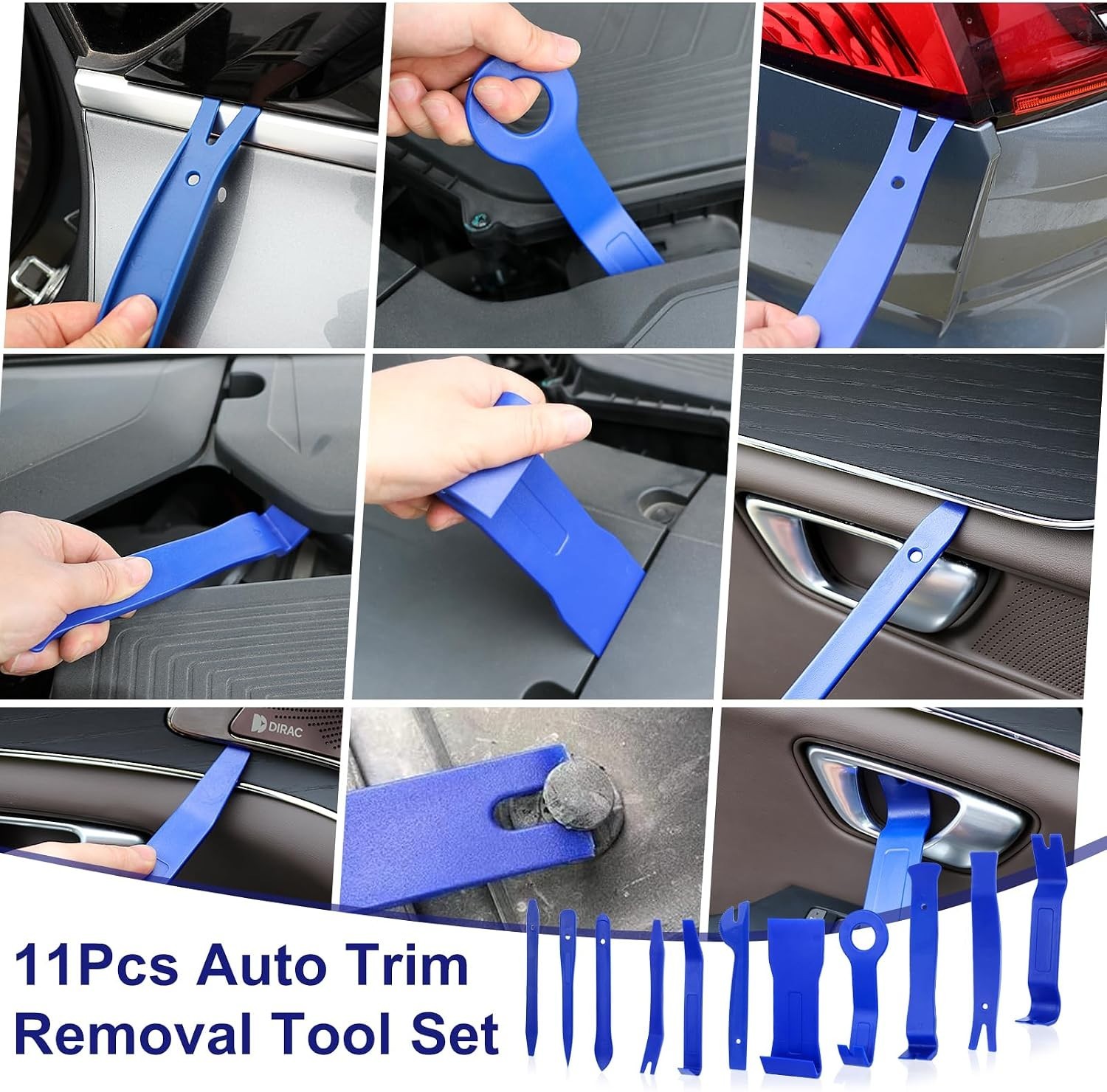 432Pcs Auto Trim Removal Tool Kit No Scratch Pry Tool for Car Door Panel Dash…