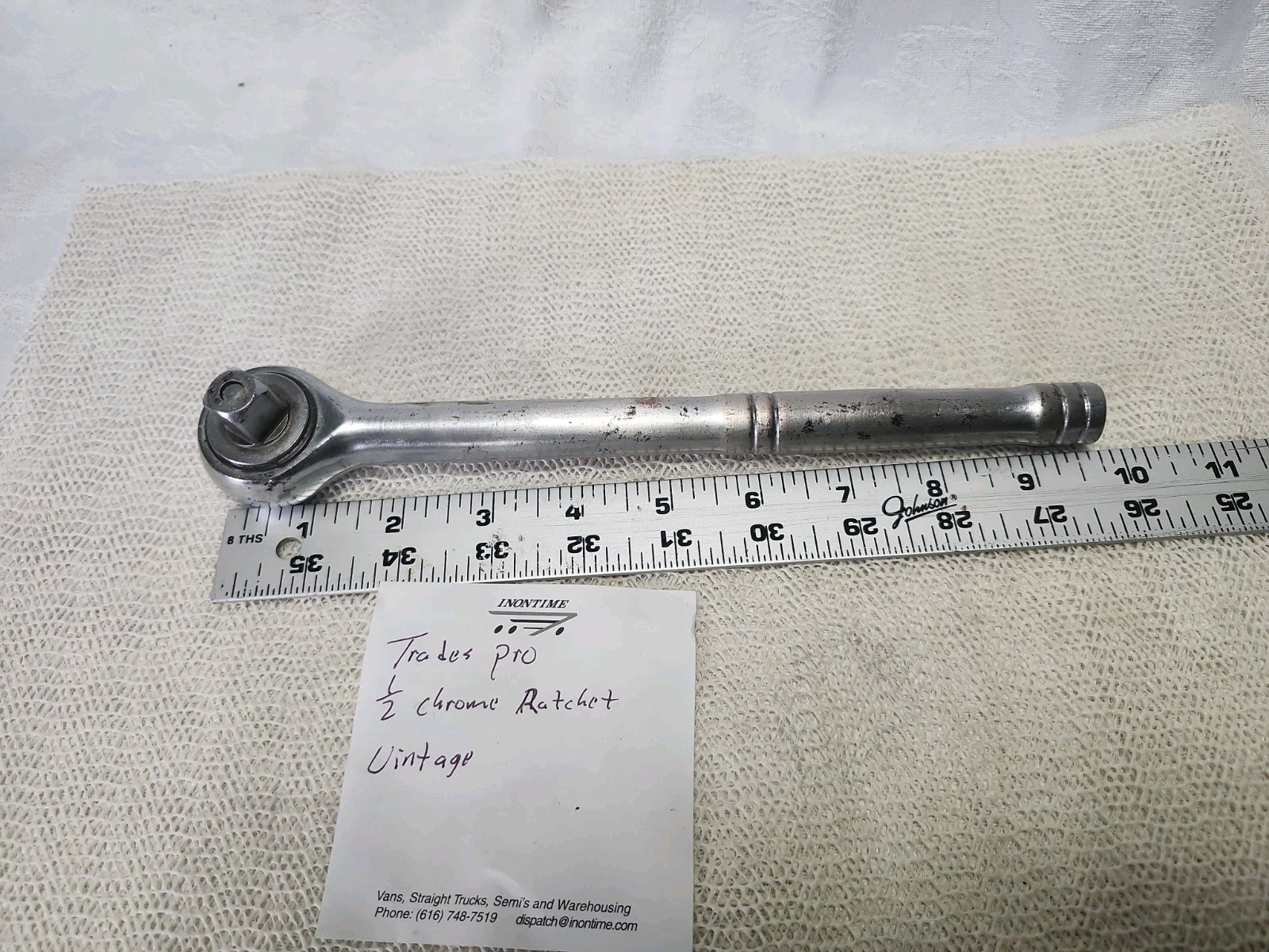 Trades Pro 1/2″ Drive Ratchet With Quick Release 9-1/2″ See Photos For Reference