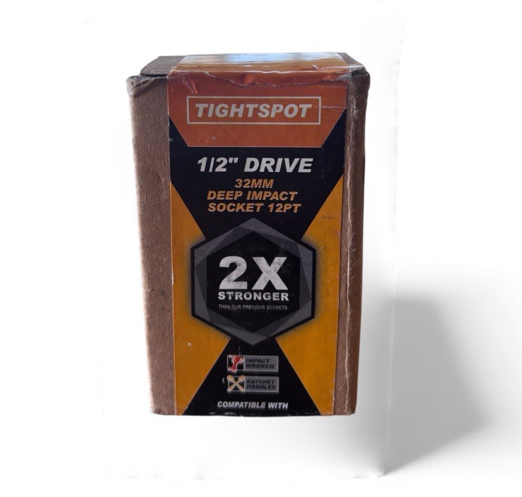 Tightspot 32mm 1/2″ Drive 12 Point Deep Impact Socket Metric Tools 12pt MM