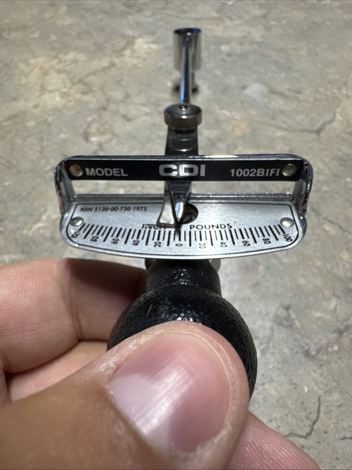 CDI 3/8″ Torque Wrench 1002BIFI 10-100 In/Lb 5120-00-720-1975