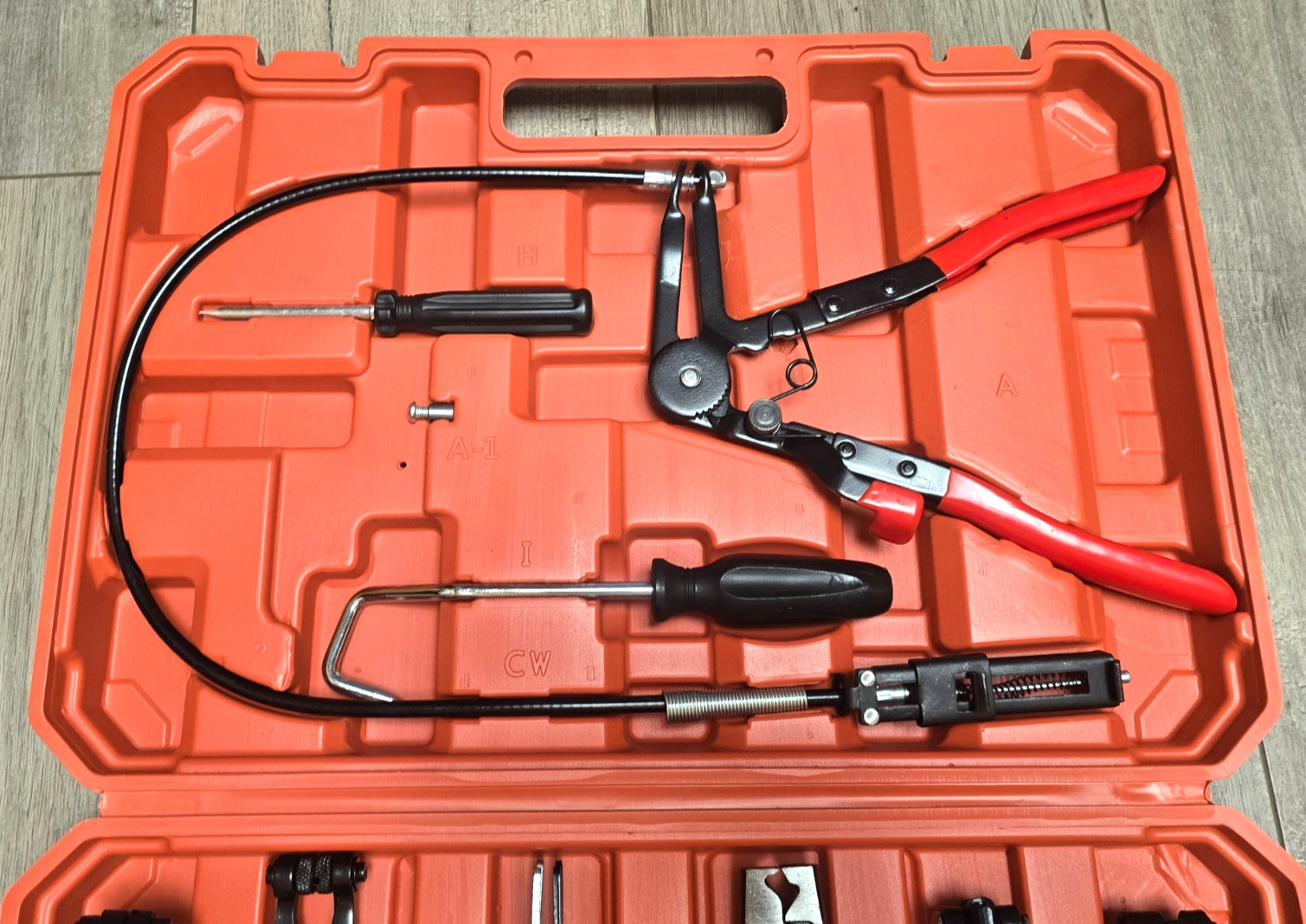 New! 9pc Master Specialty Hose Clamp Pliers & Hose Removal Tool Set w/ Case
