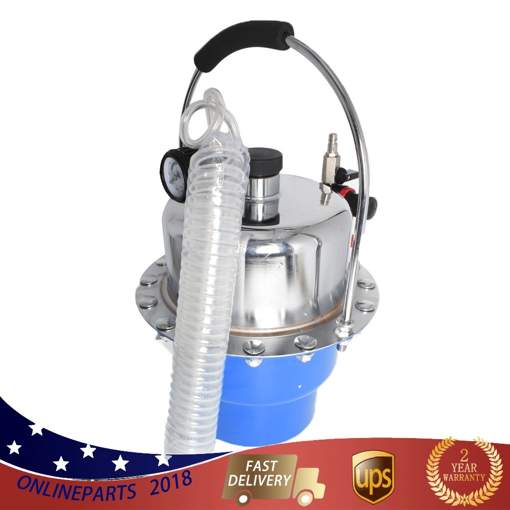 Brake & Clutch Bleeder Valve System Kit + Portable Pneumatic Air Pressure Kit