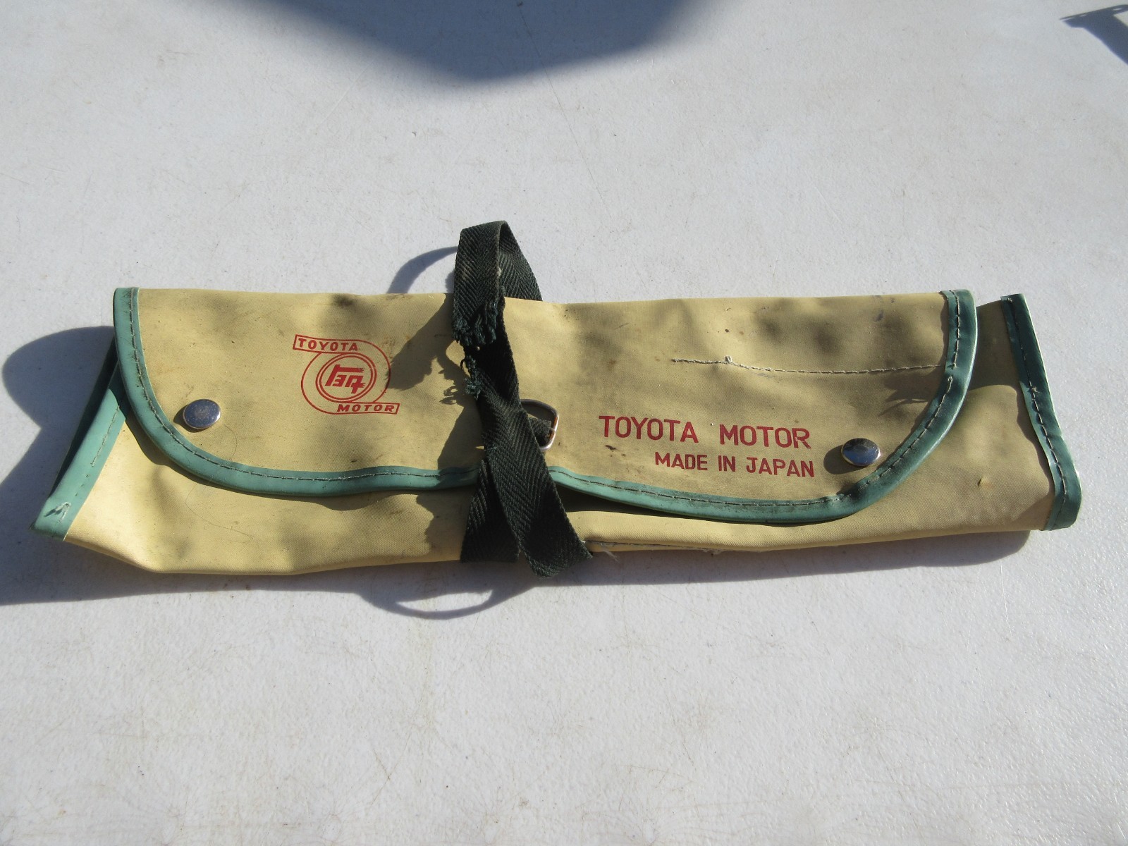 Vintage Toyota Motor Japan OEM Tool Kit Roll Bag ONLY