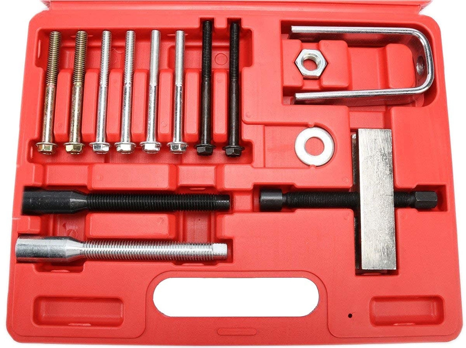 8MILELAKE Steering Wheel Remover and Lock Plate Compressor Set Red