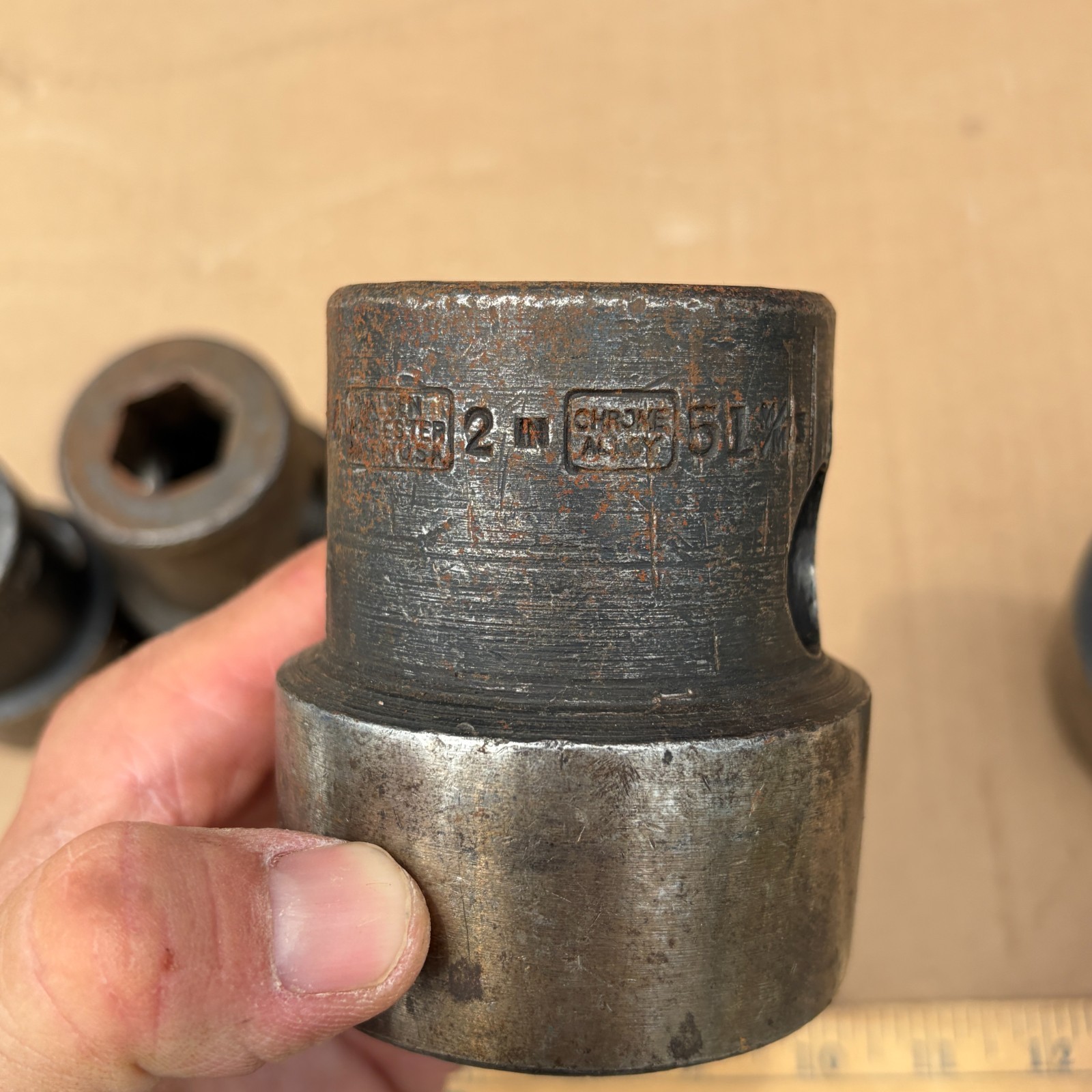 Walden-Worcester 546-570 1″ Hex Drive 1 7/16″-2″ Alloy Socket – 6 pc set
