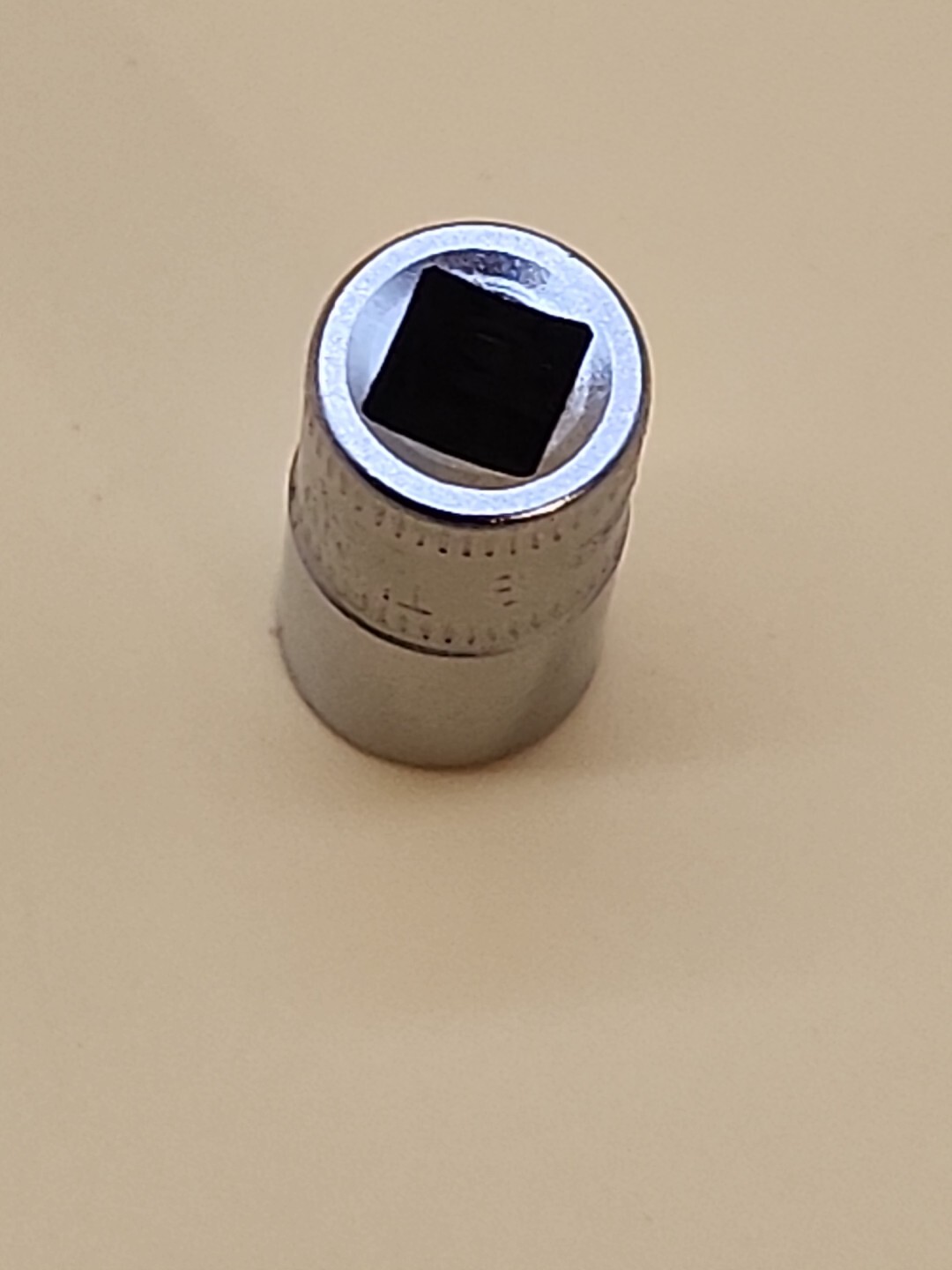 Snap-on Tools 1/4″ Drive 9mm Metric 6 point Shallow Chrome Socket TMM9 USA