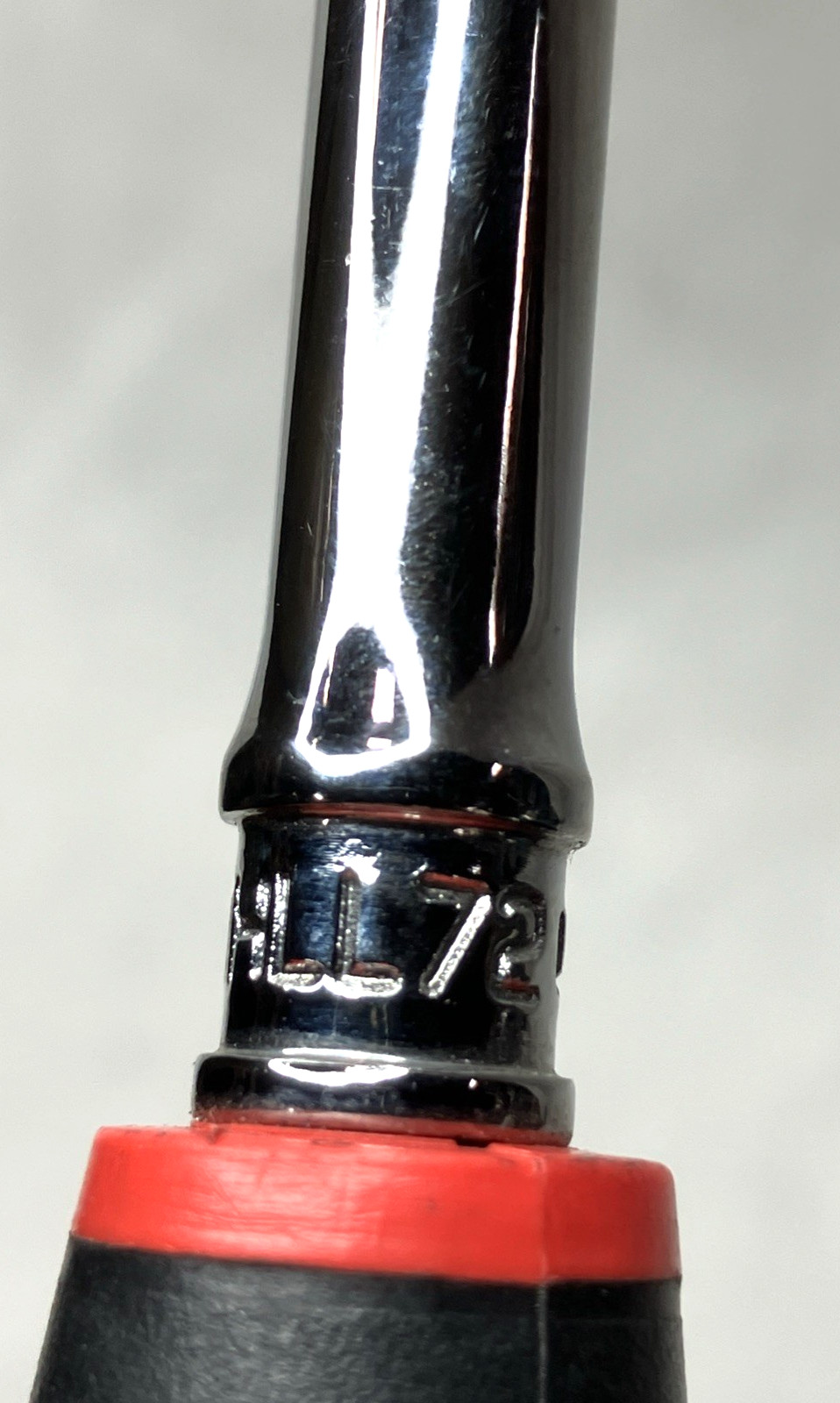 Snap-On Model THLL72 1/4” Drive Ratchet Soft Grip Handle USA 9.75”