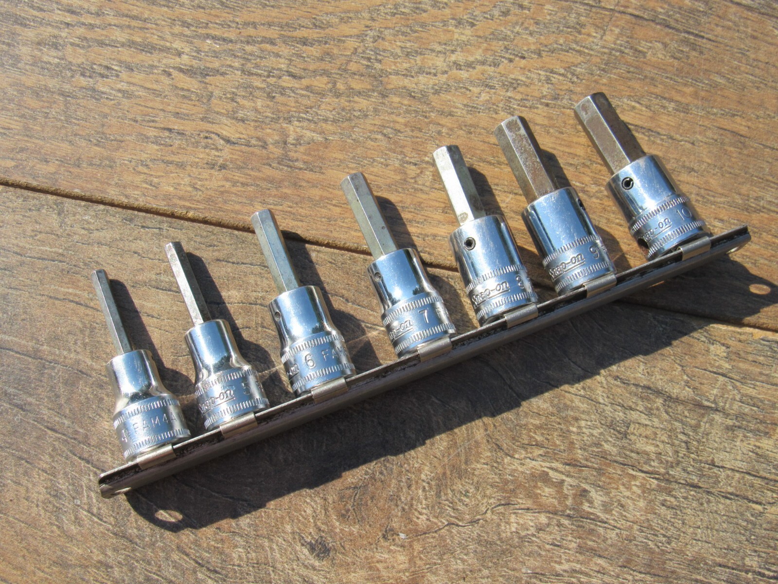 SNAP ON 207FAMY 7 PC METRIC HEX BIT SOCKET SET FAM4 – FAM10 4MM 10MM 207EFAMY