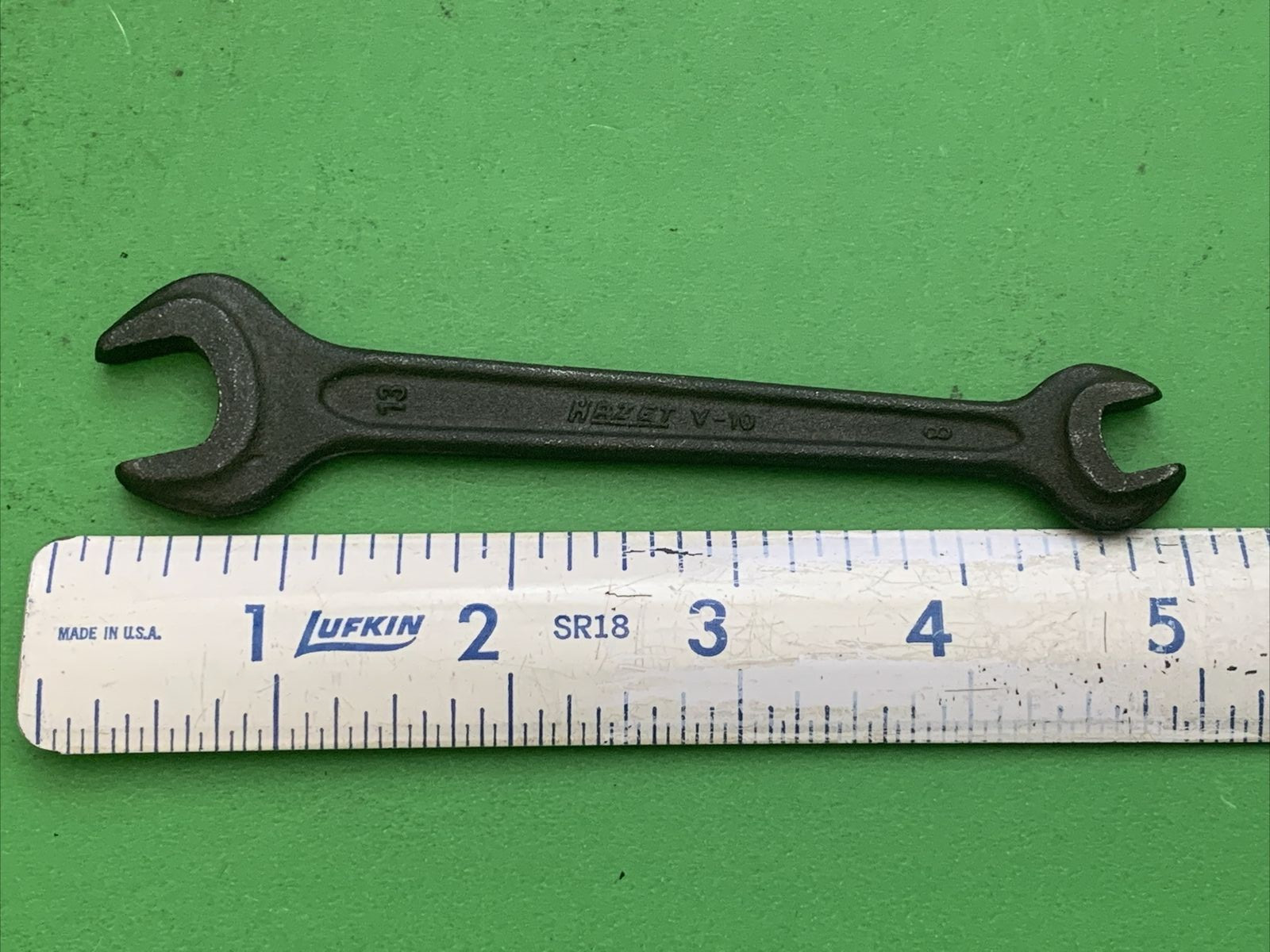 Hazet V-10 Metric 8mm x 13mm Black Oxide Open End German Car Tool Kit Wrench