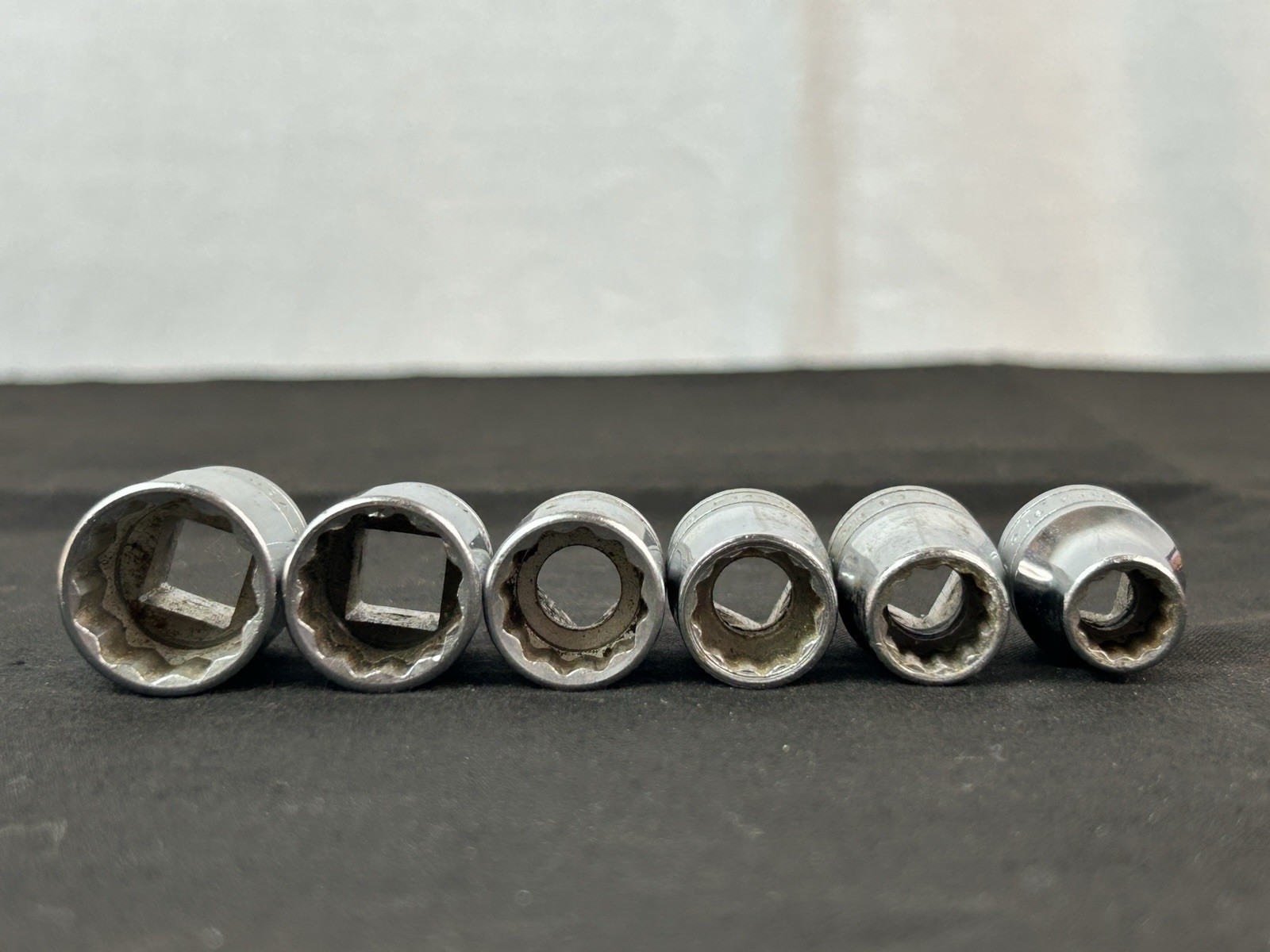 Snap-On F Series 3/8″ Dr 6pc 12pt Socket Set 5/16, 3/8, 7/16, 1/2, 9/16, 5/8