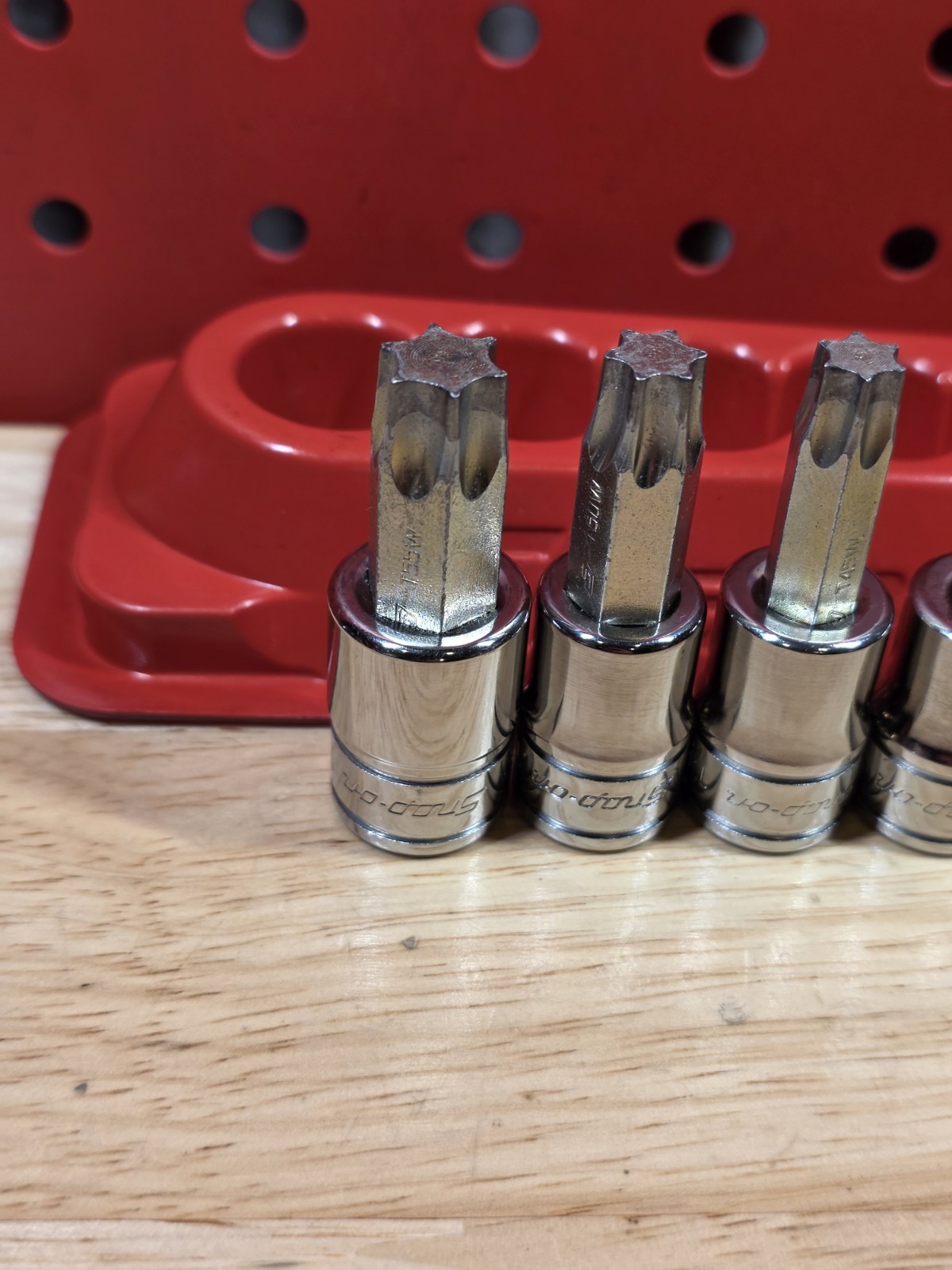 Snap-on 209EFTXBY 9-Piece Combo Drive HEAVY DUTY Removal Torx Bit Socket Set USA